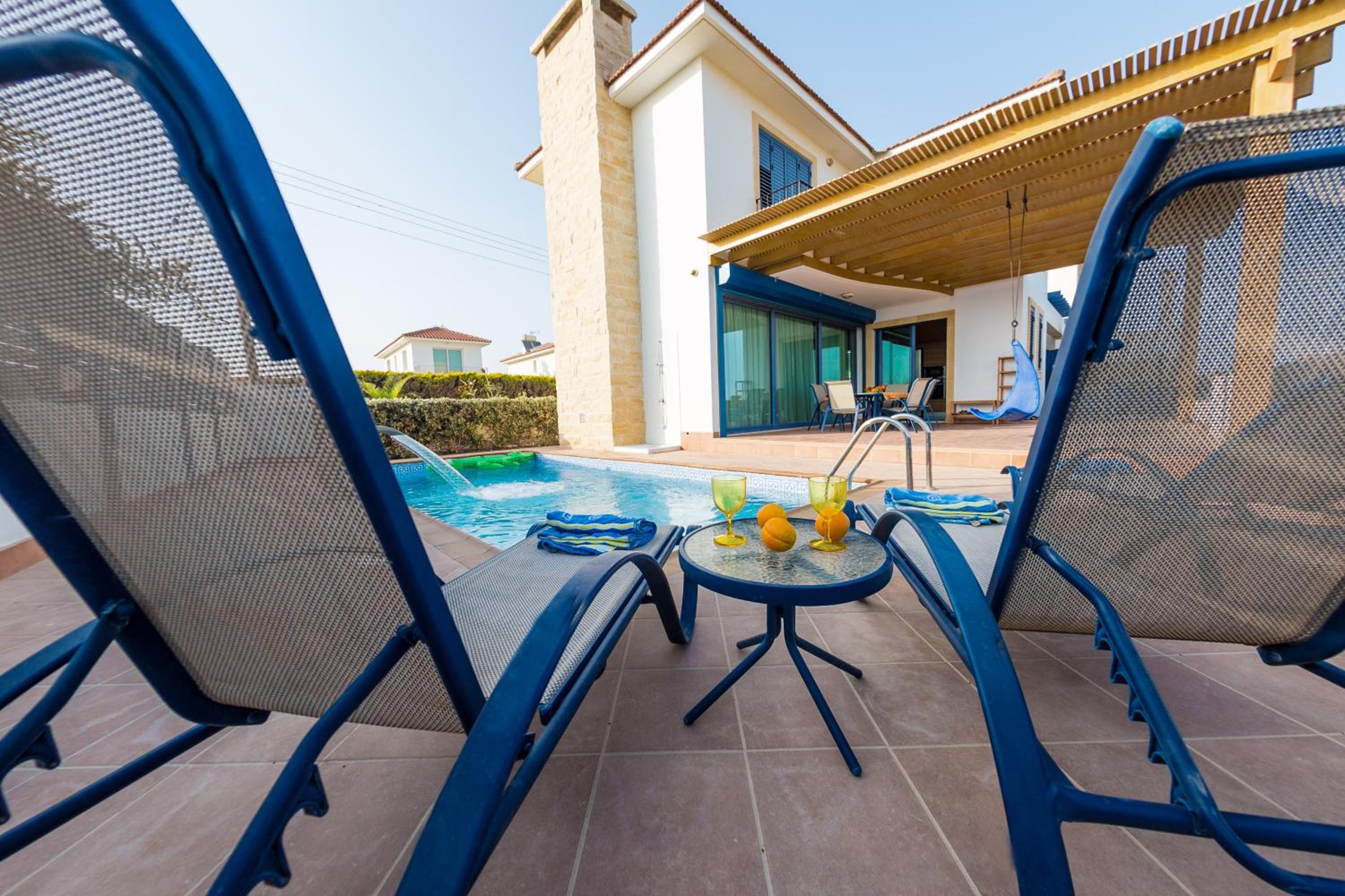 Villa Marina in Ayia Thekla with Heated Pool