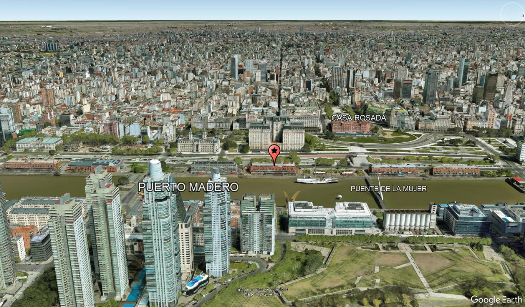 Hermoso departamento en Puerto Madero con vista al río