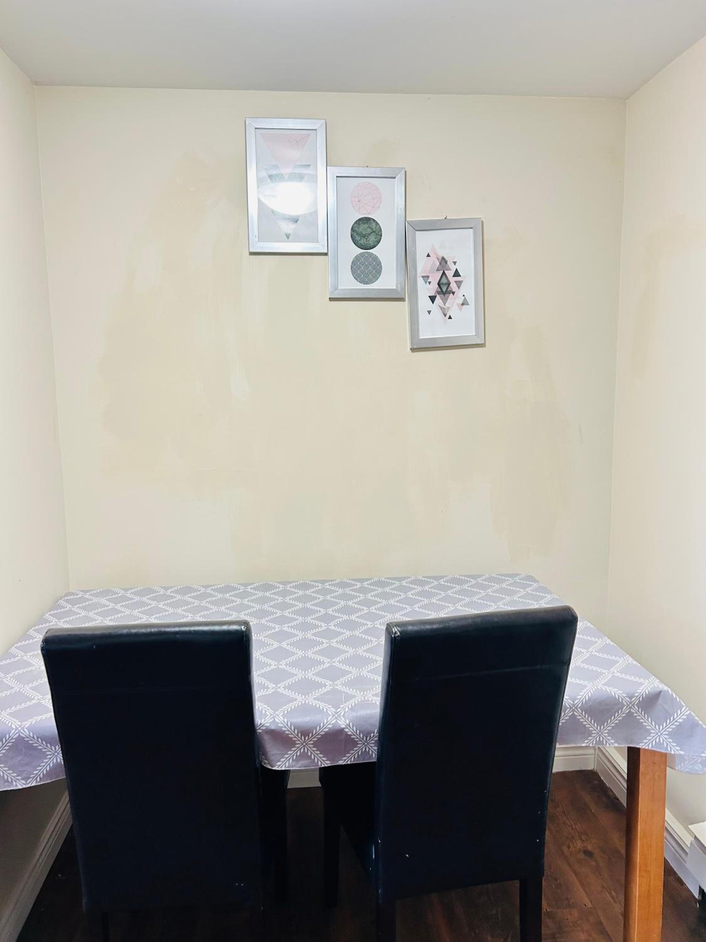 Basement unit with 2 bedrooms, bath and living area