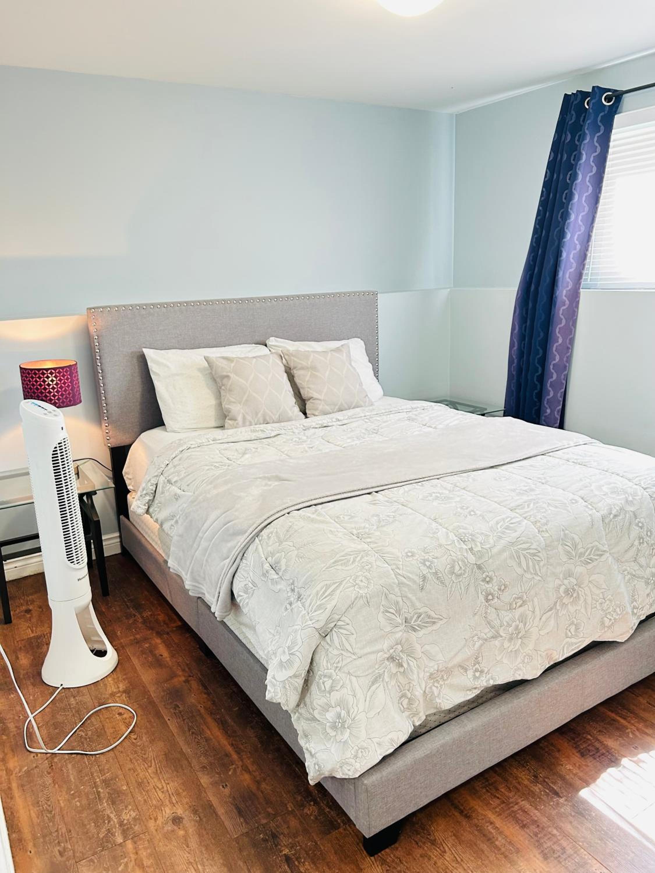 Basement unit with 2 bedrooms, bath and living area