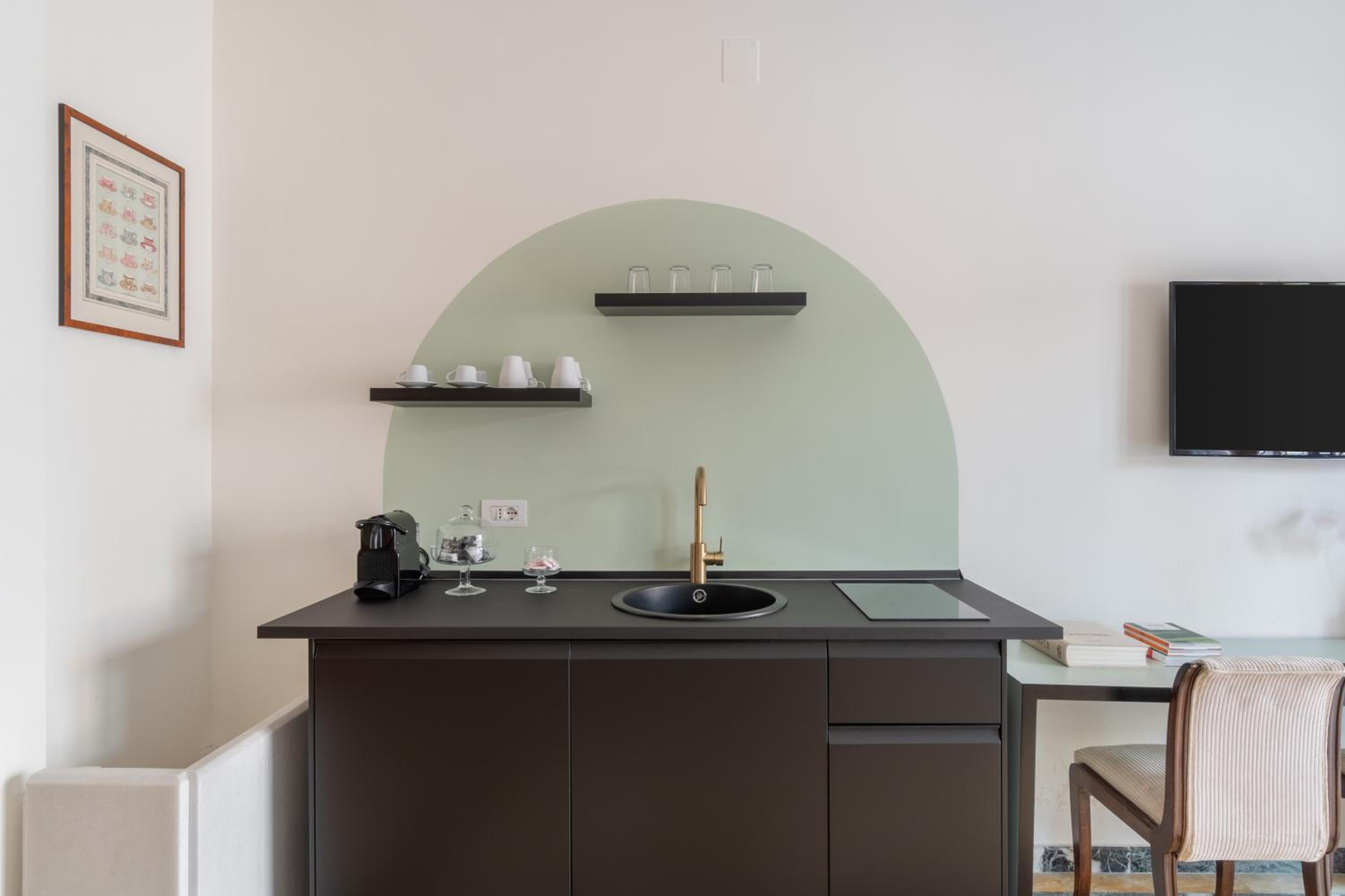 Starhost - GOLDEN SUITE en Salerno — kitchen