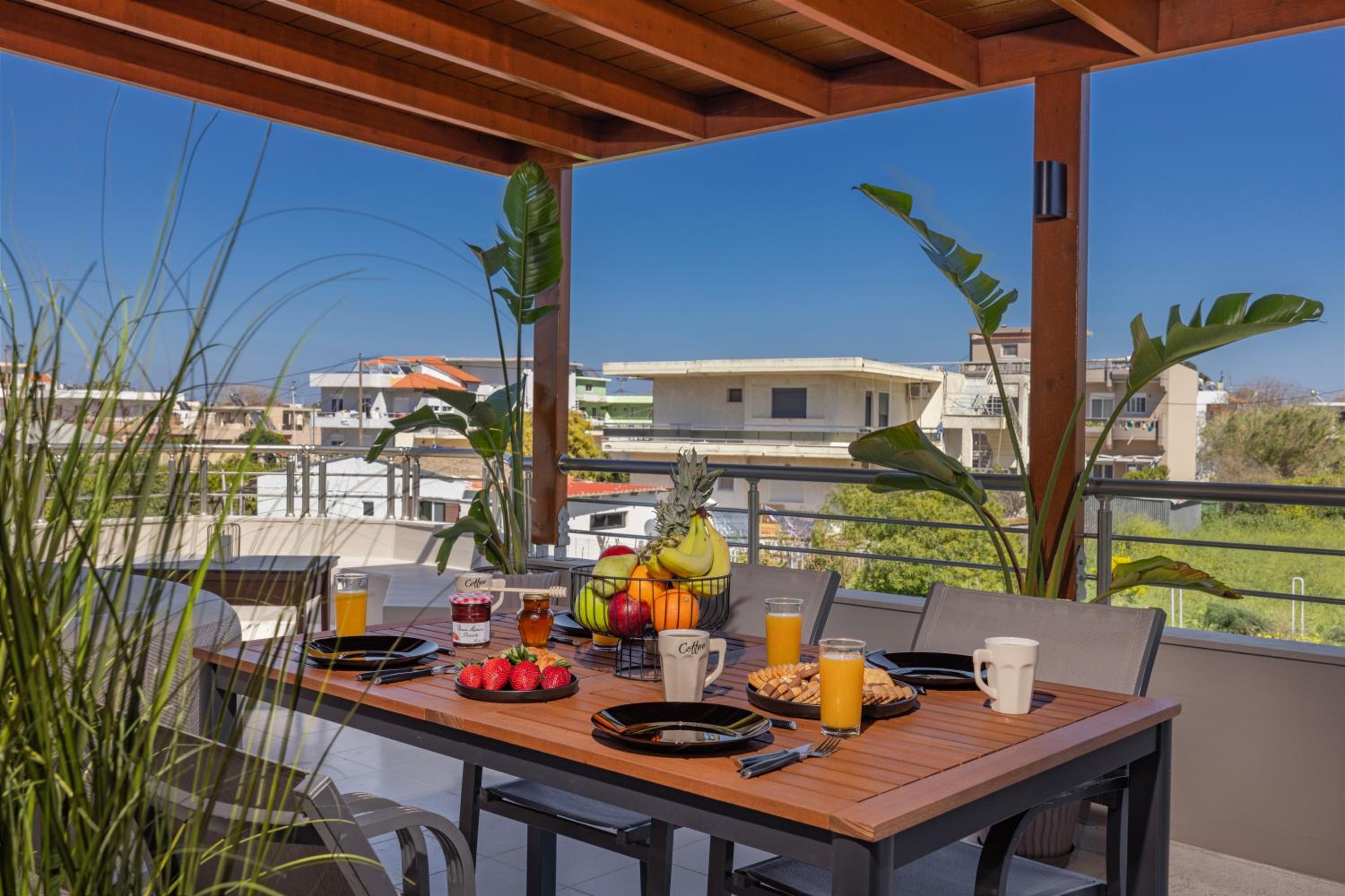 Coral Paradise Luxury Modern Family Villa with Jacuzzi, Pool View & Parking in Rhodes Island view 3