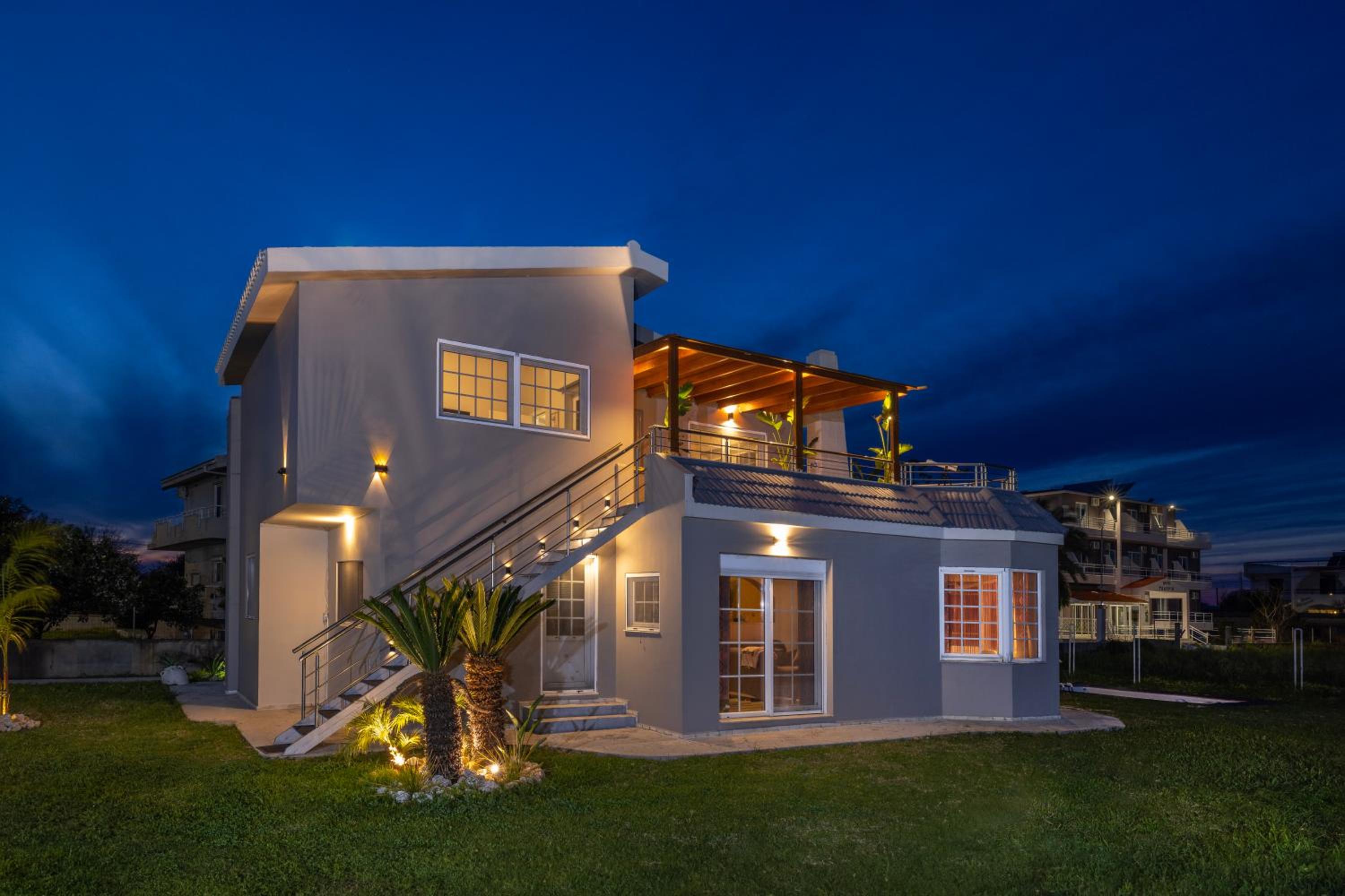 Coral Paradise Luxury Modern Family Villa with Jacuzzi, Pool View & Parking in Rhodes Island view 2