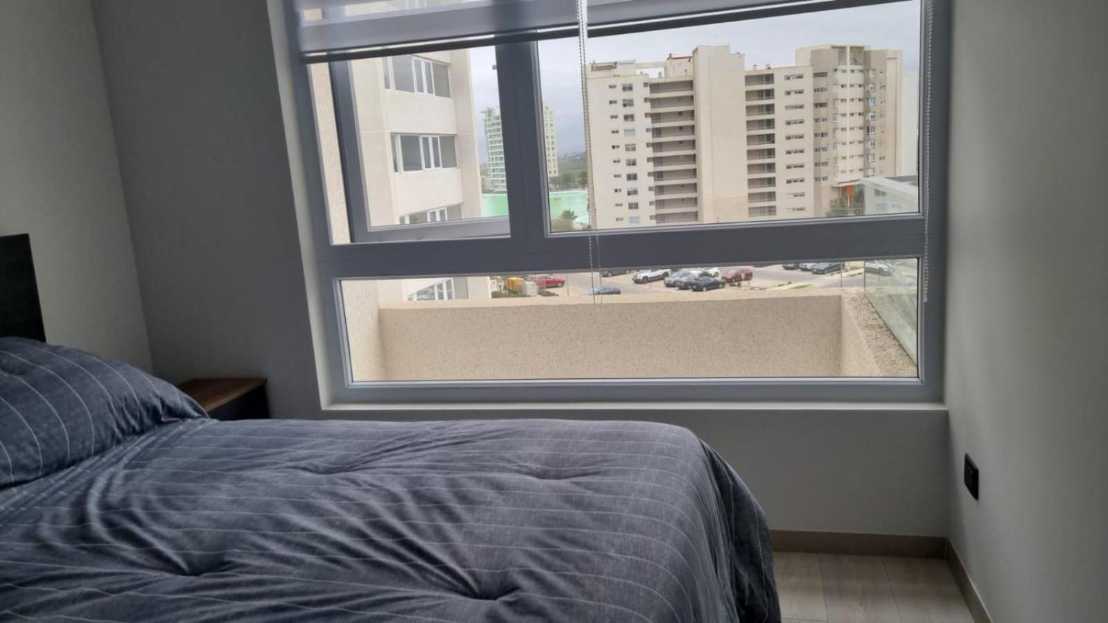Cómodo departamento a pasos del mar con playa privada y laguna artificial