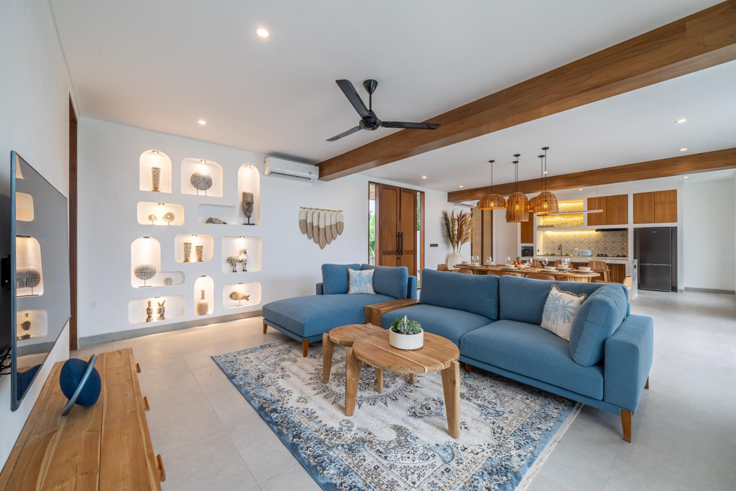 BRAND NEW Villa Orion Mediterranean Style Air-Con Living view 5