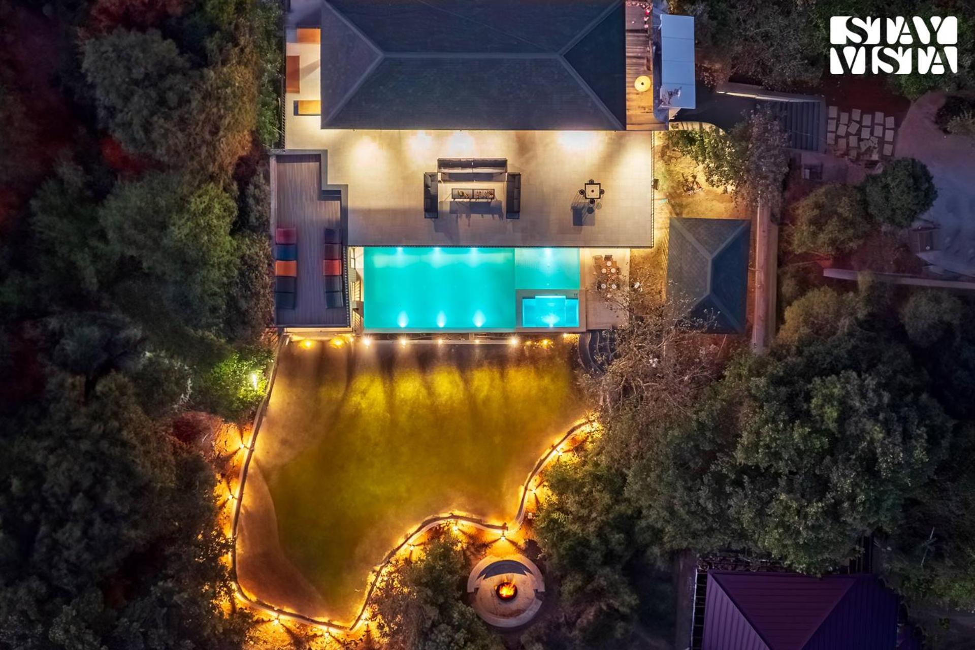 StayVista's Esperanza - Mountain-Side Retreat with Infinity Pool, Gazebo & Indoor-Outdoor Activities