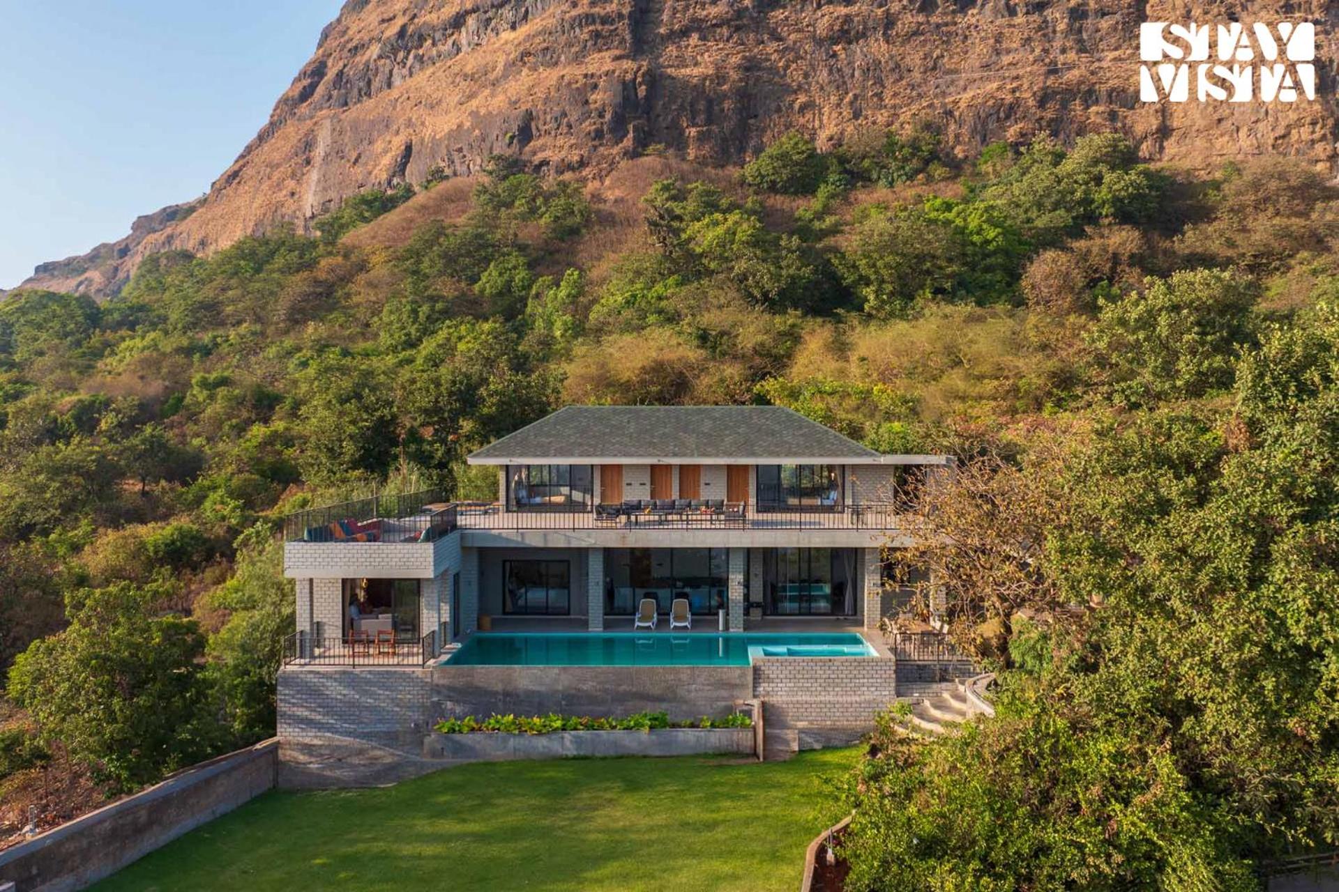 StayVista's Esperanza - Mountain-Side Retreat with Infinity Pool, Gazebo & Indoor-Outdoor Activities