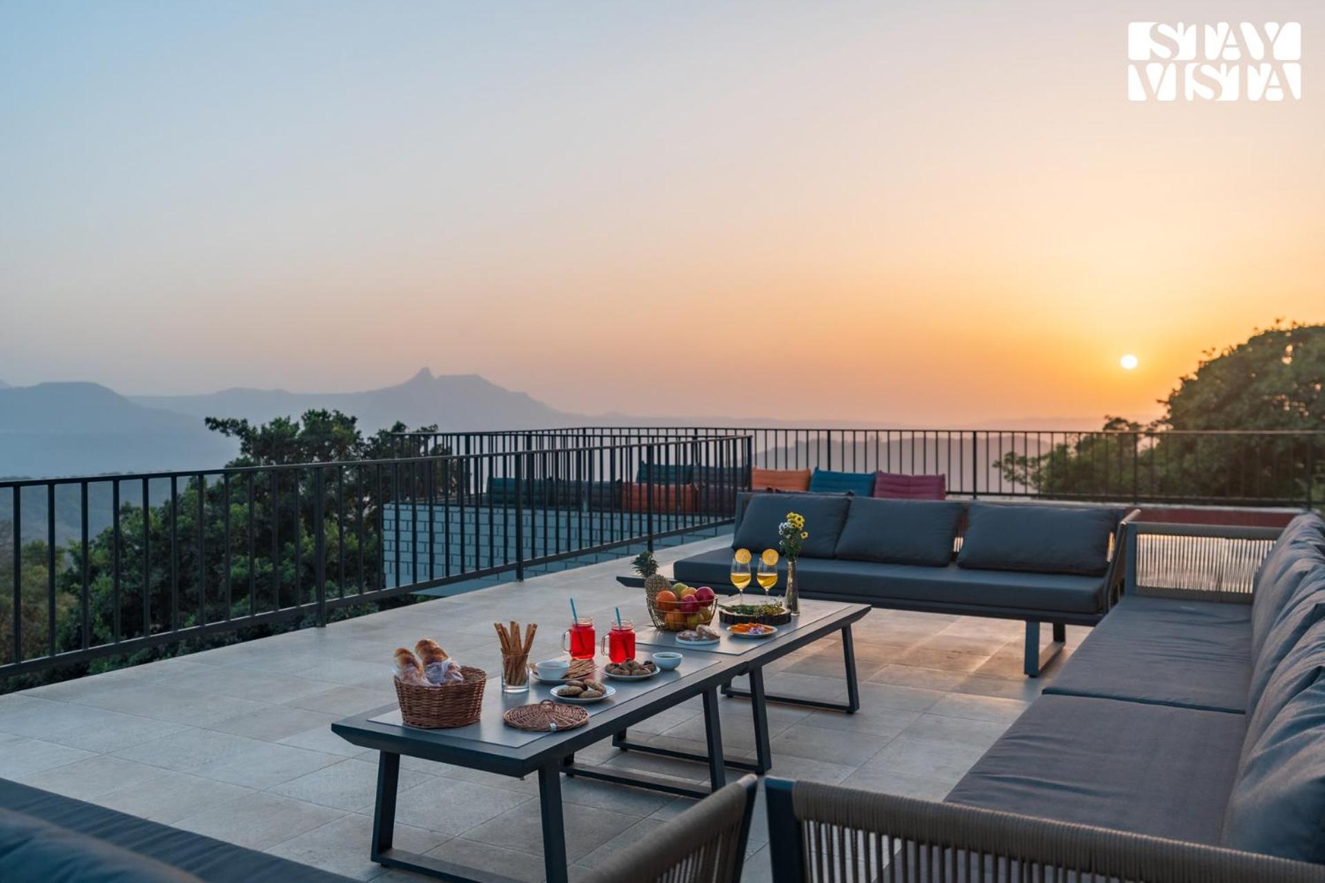 StayVista's Esperanza - Mountain-Side Retreat with Infinity Pool, Gazebo & Indoor-Outdoor Activities