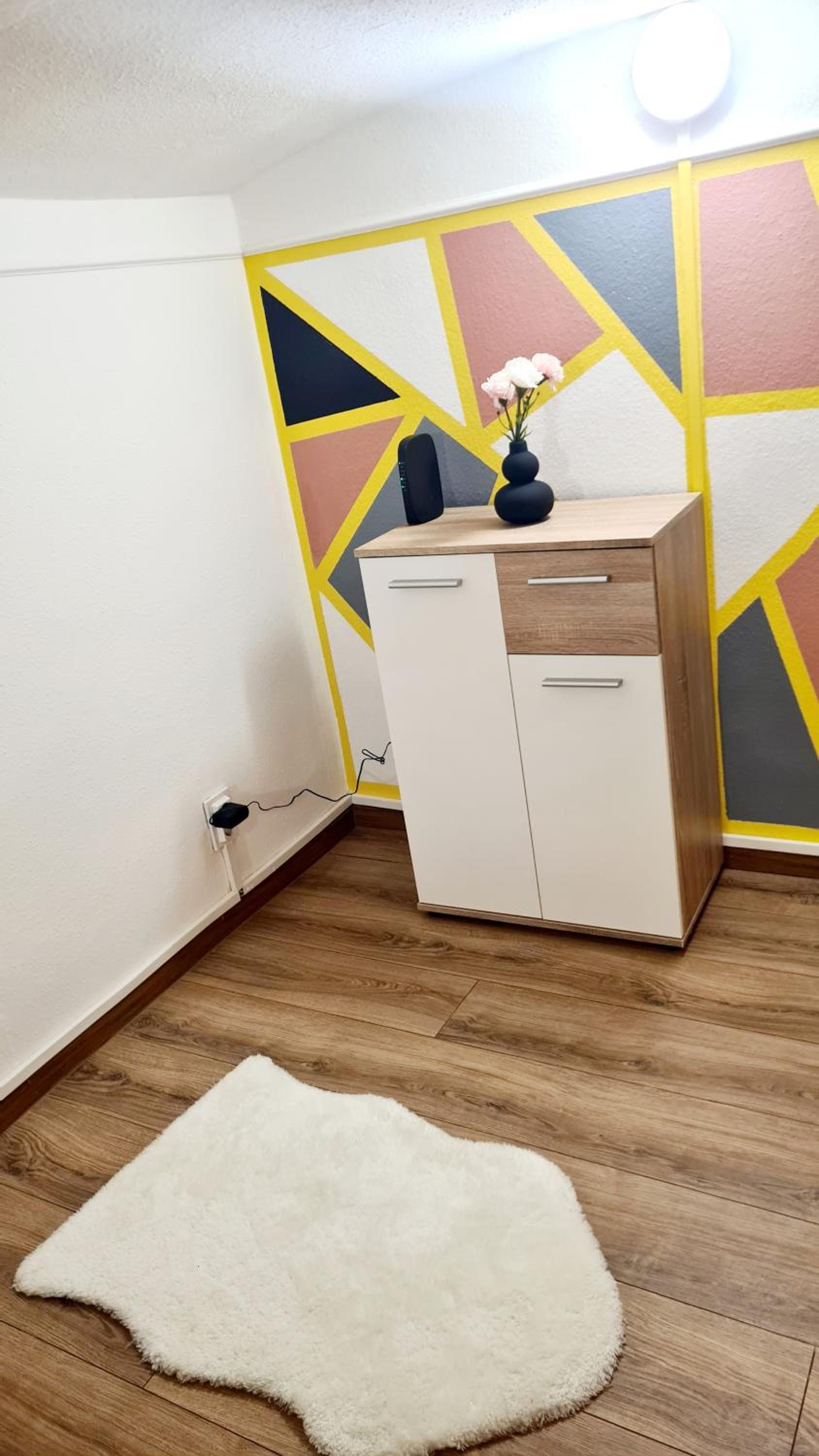 2 separate bedrooms and living room fully equipped with AC