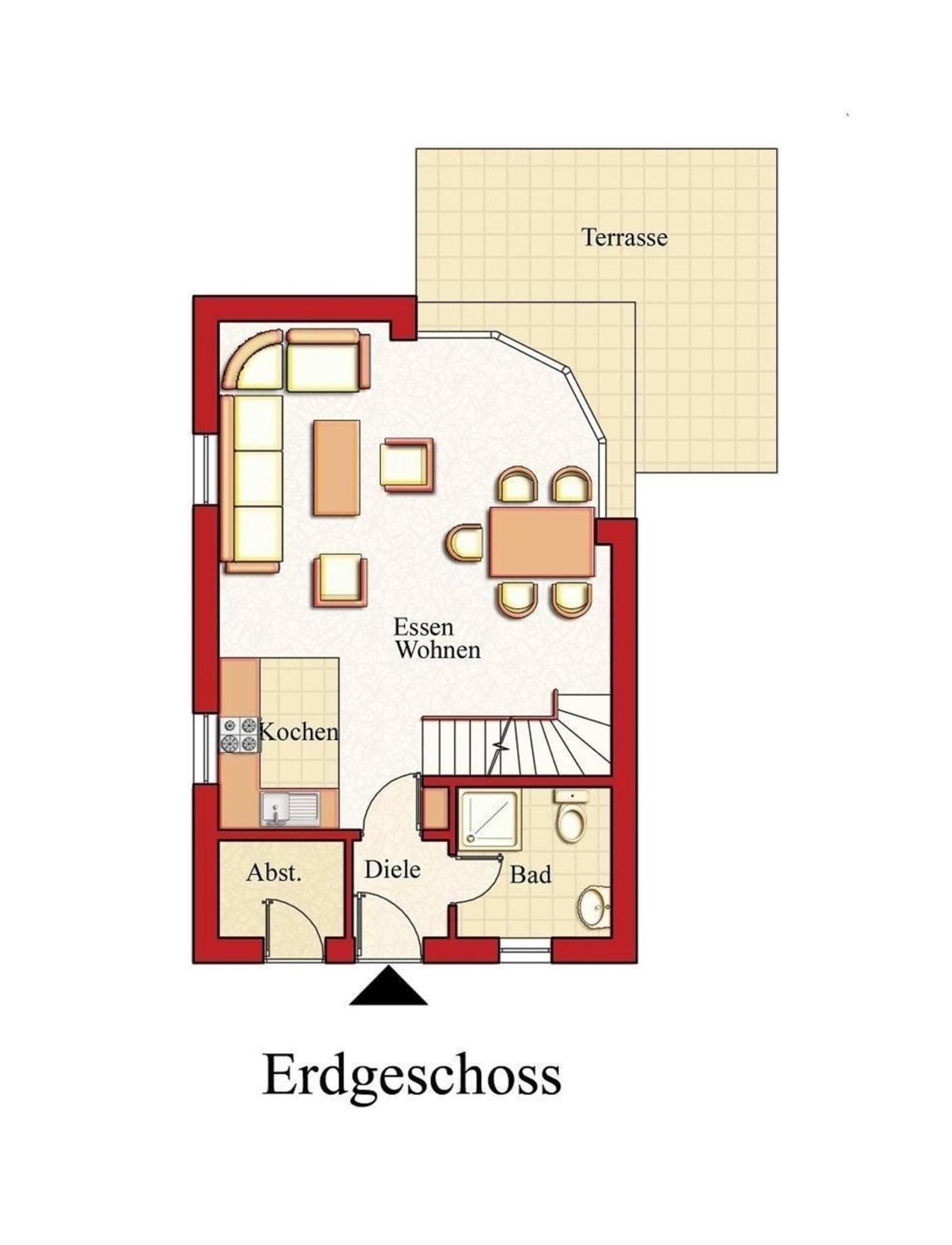 Ferienhaus Mit Terrasse, Grill Und Garten