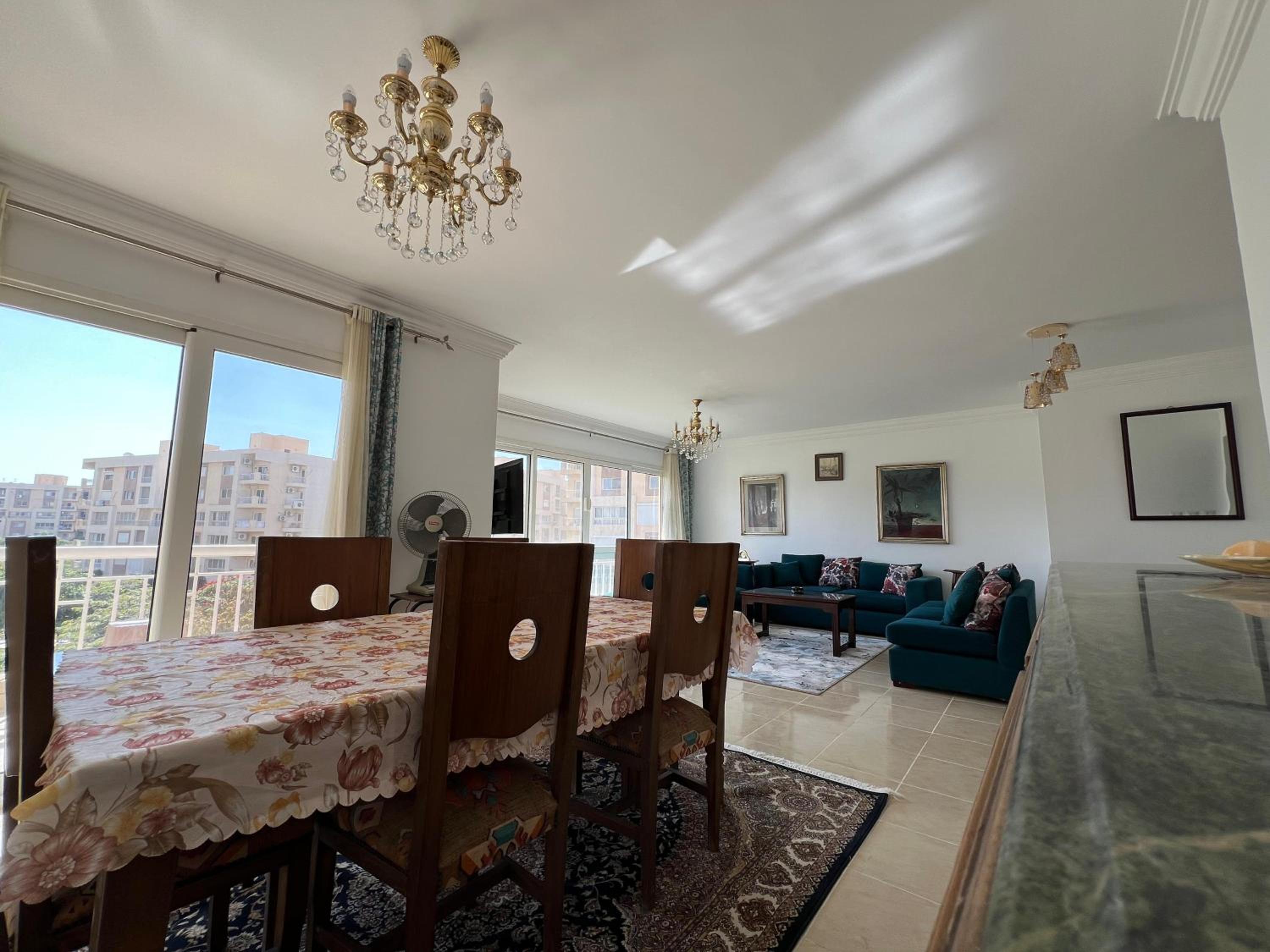 4 Bedroom Apartment Newly Furnished in Madinaty