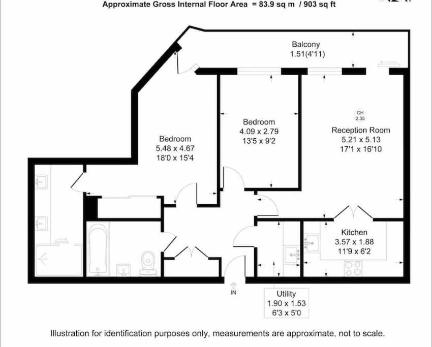 Stunning 2 Bed Thames River View - Central London