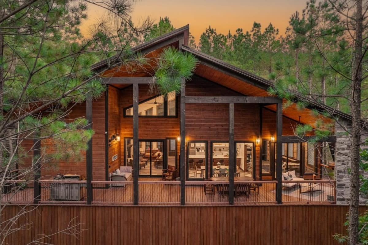 New Cabin w Hot Tub + Views Sleeps 12 view 2