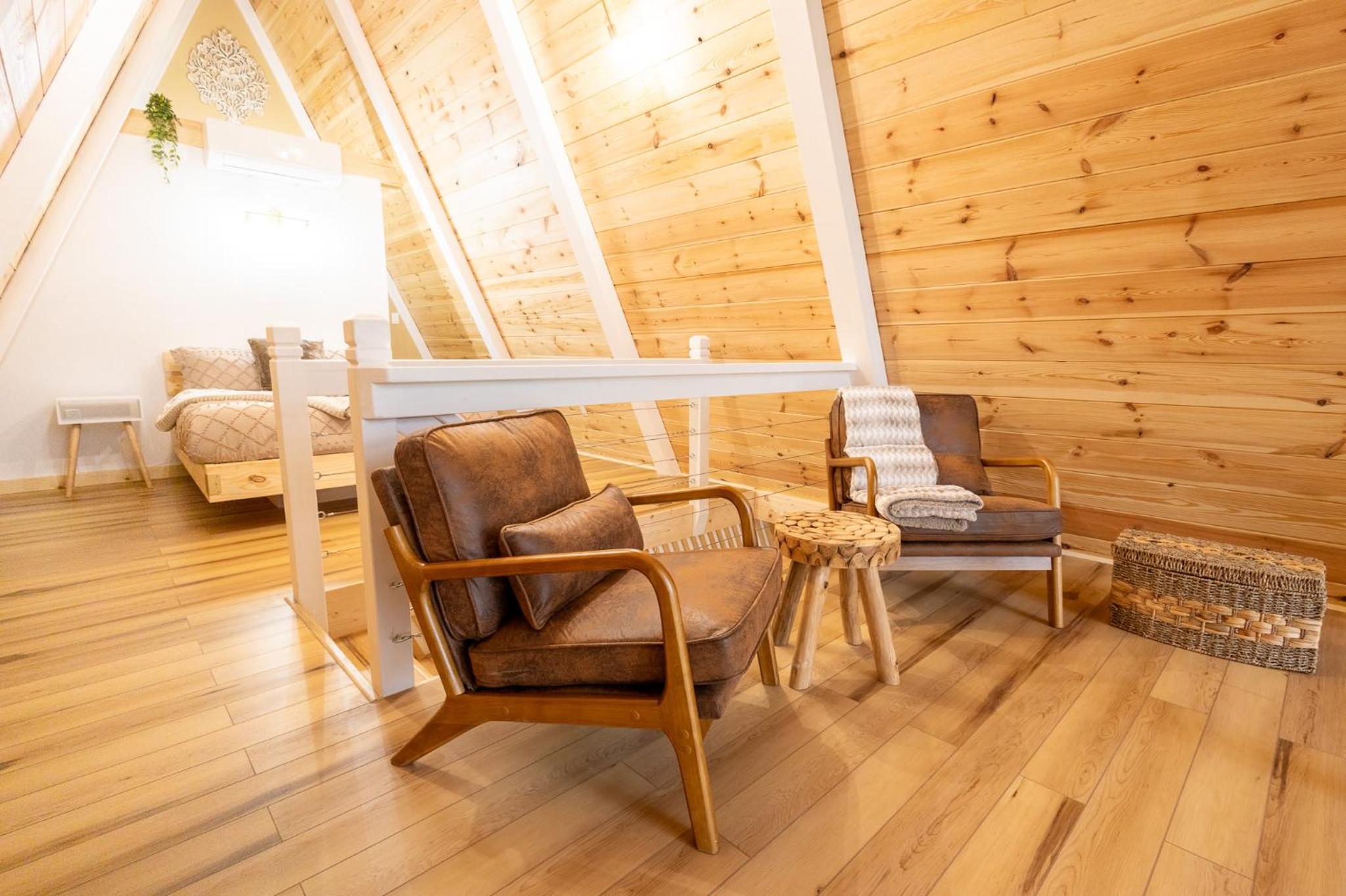 Valhalla Cabins AFrames with hot tubs & sauna view 4