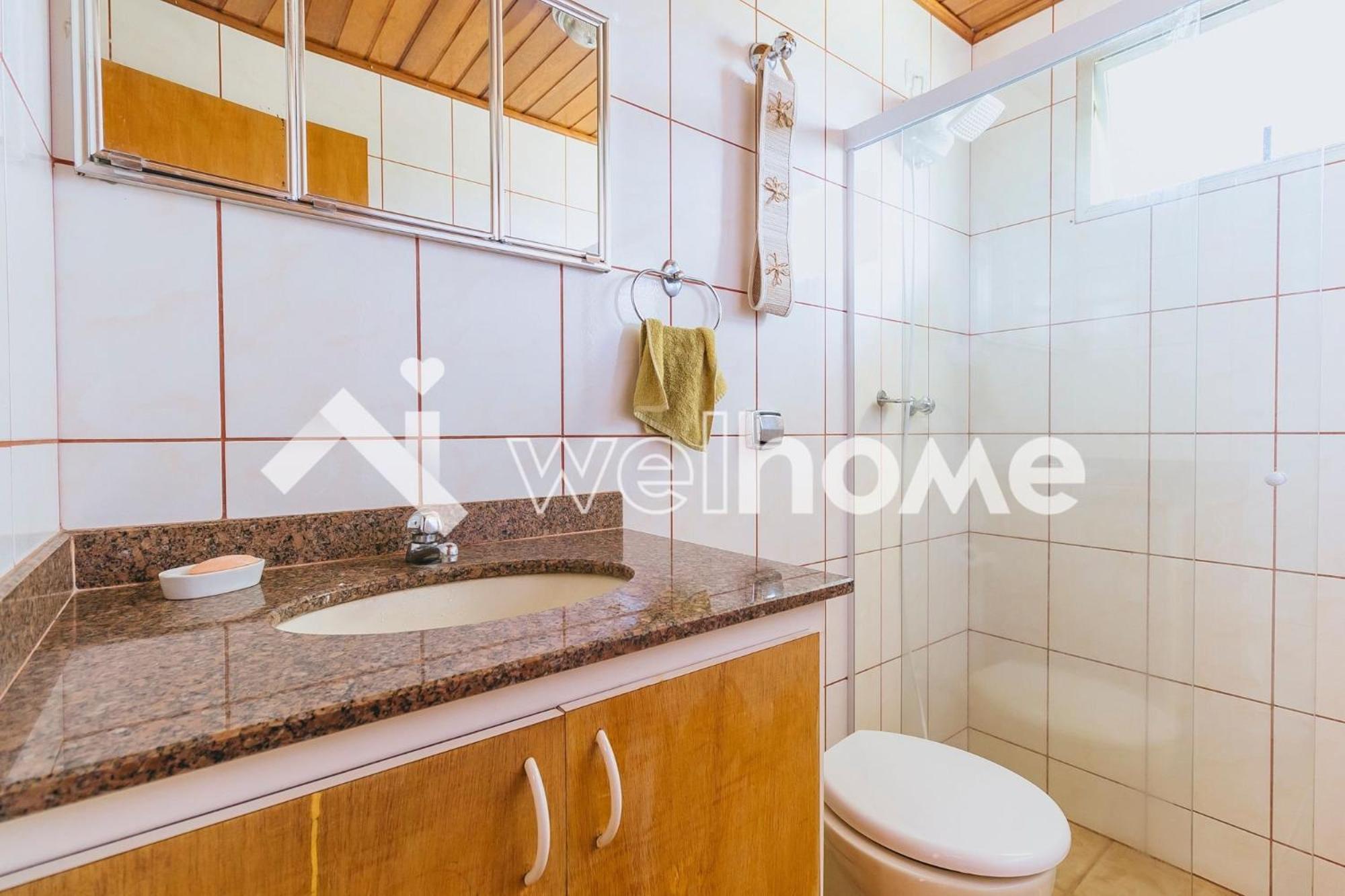 Refúgio de montanha com lazer completo em Atibaia