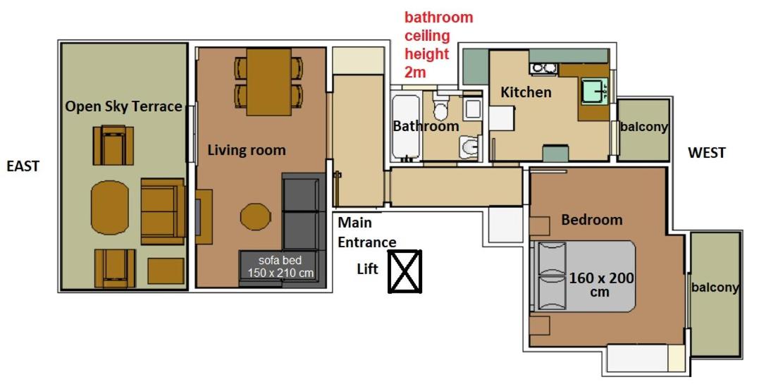 Sunkissed Penthouse Apartment photo 2