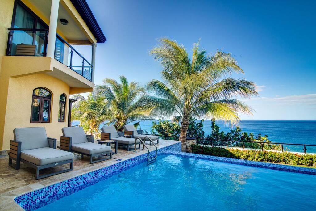 Oceanfront Luxe Villa In St Mary Fully Staffed view 5