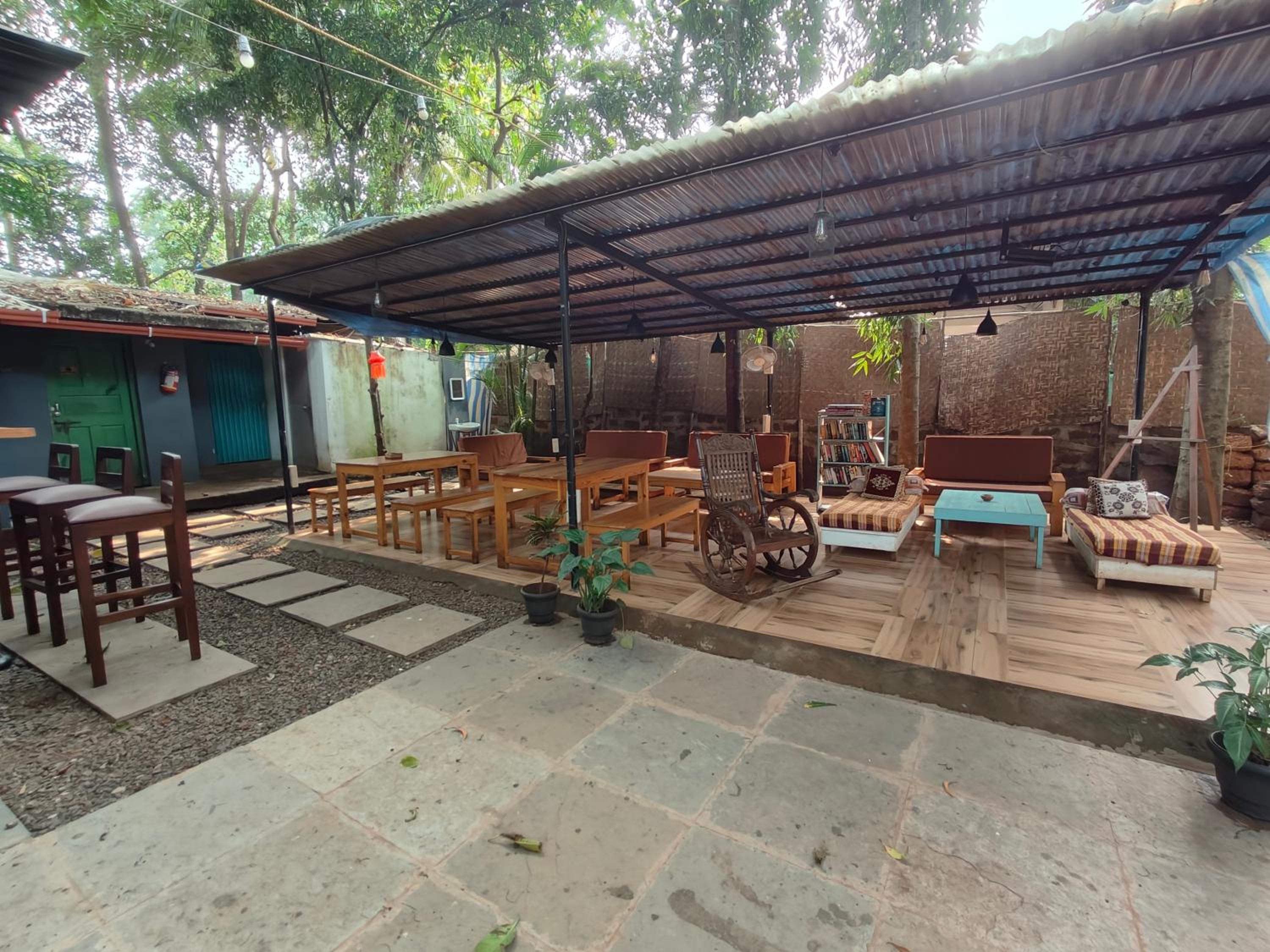 The goanvibes hostel and cafe view 3