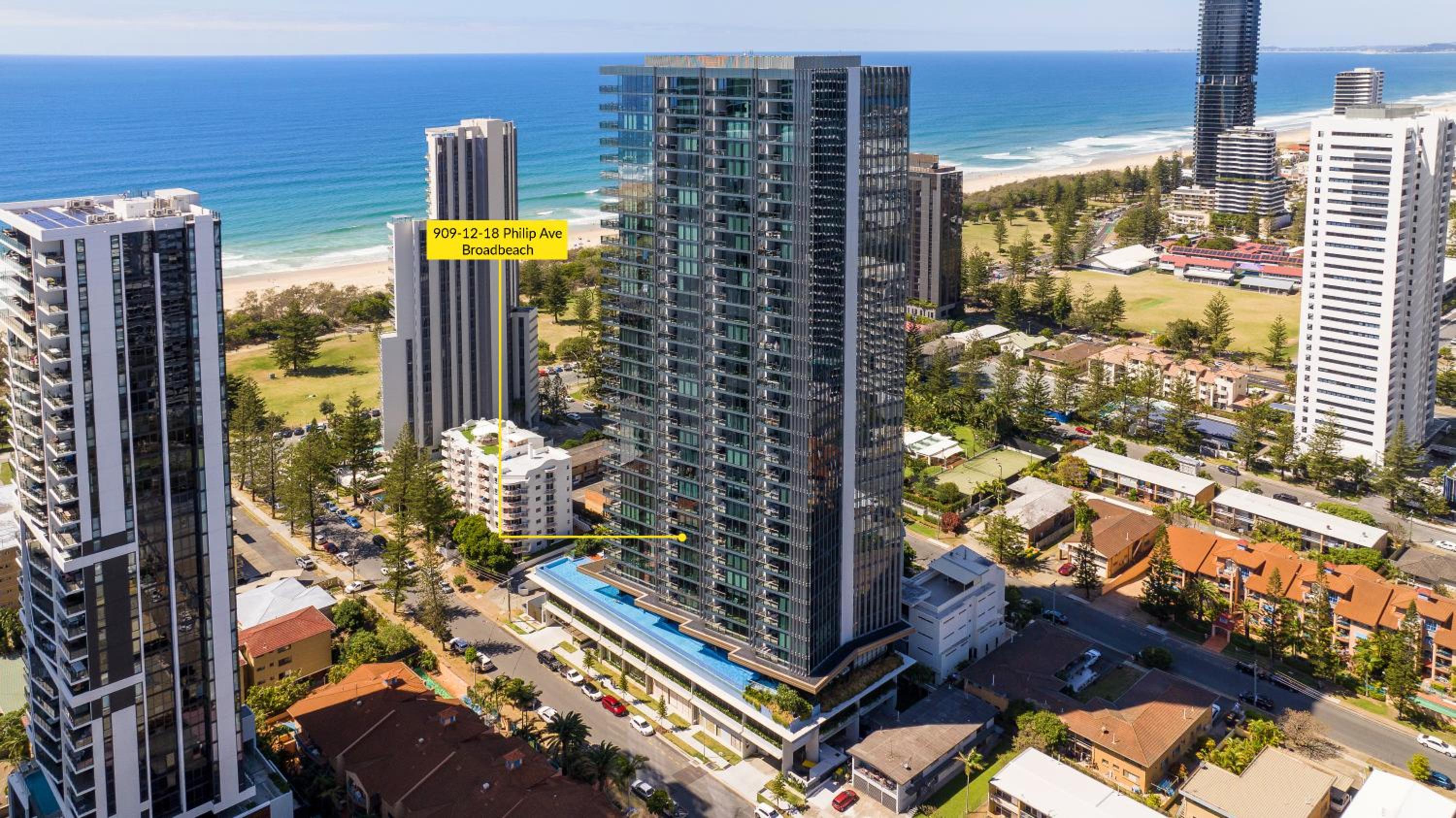 Signature Ocean views 9th floor 2 bed 2 bath free parking