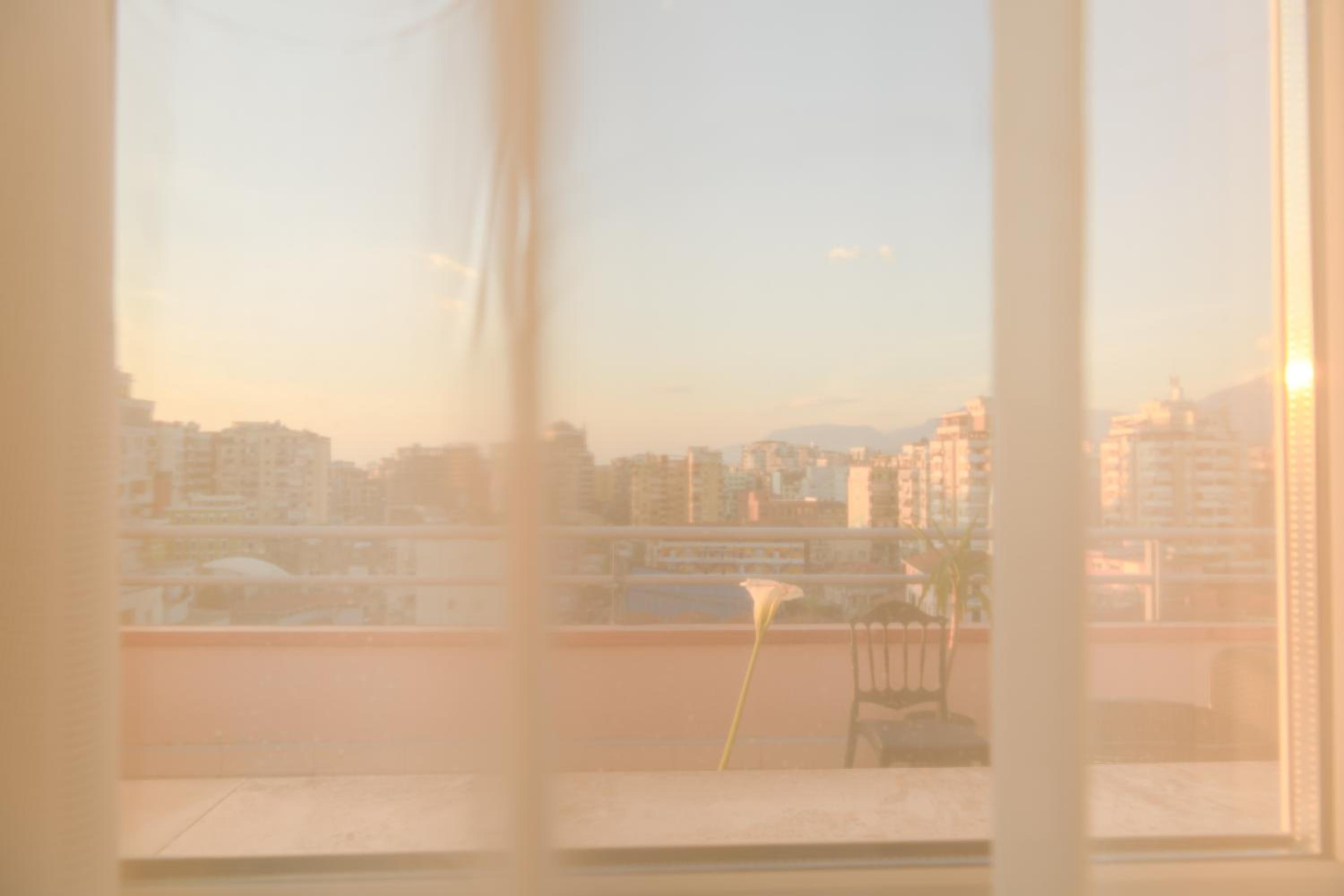 Terrace Tirana Cityscape 2
