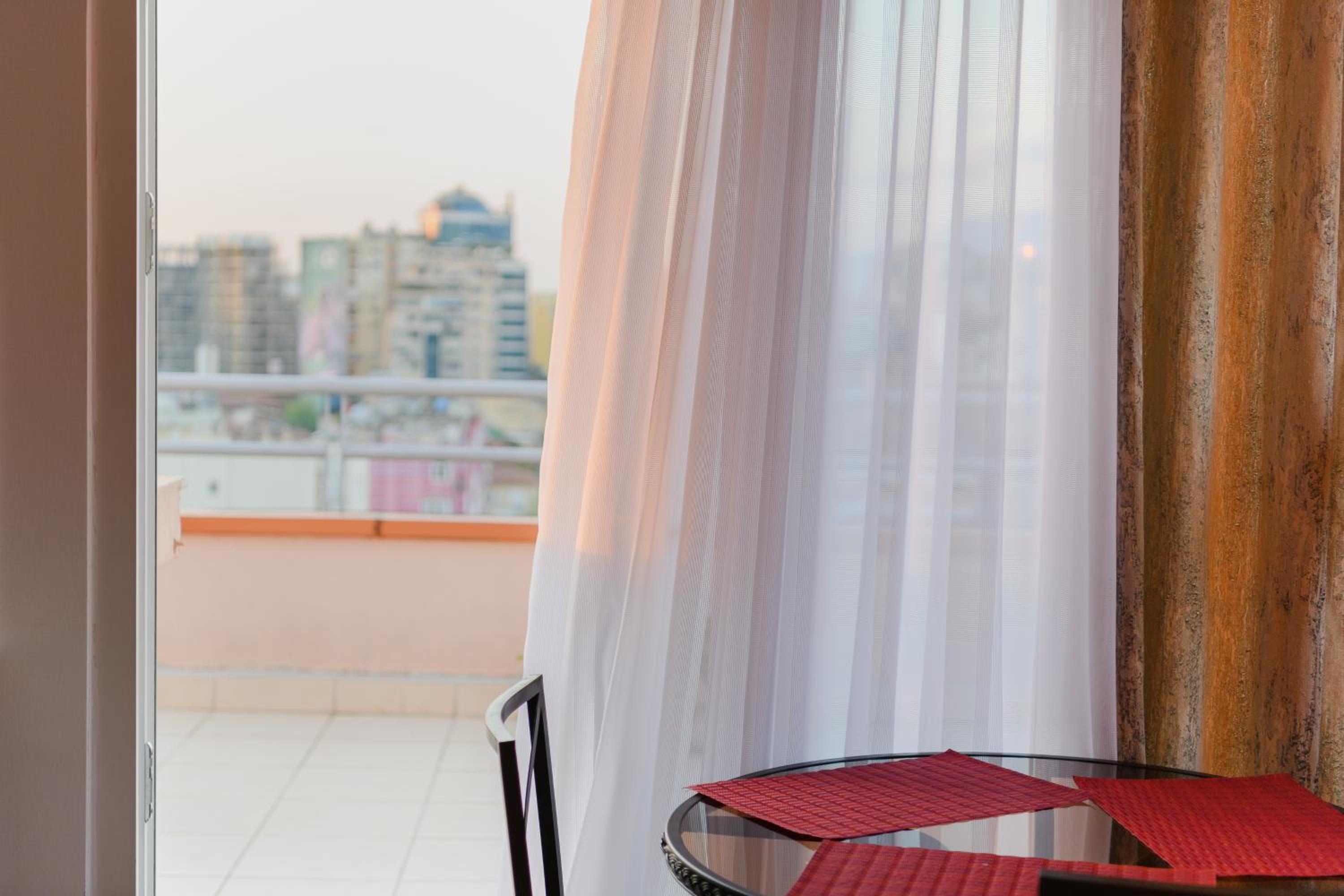 Terrace Tirana Cityscape 2