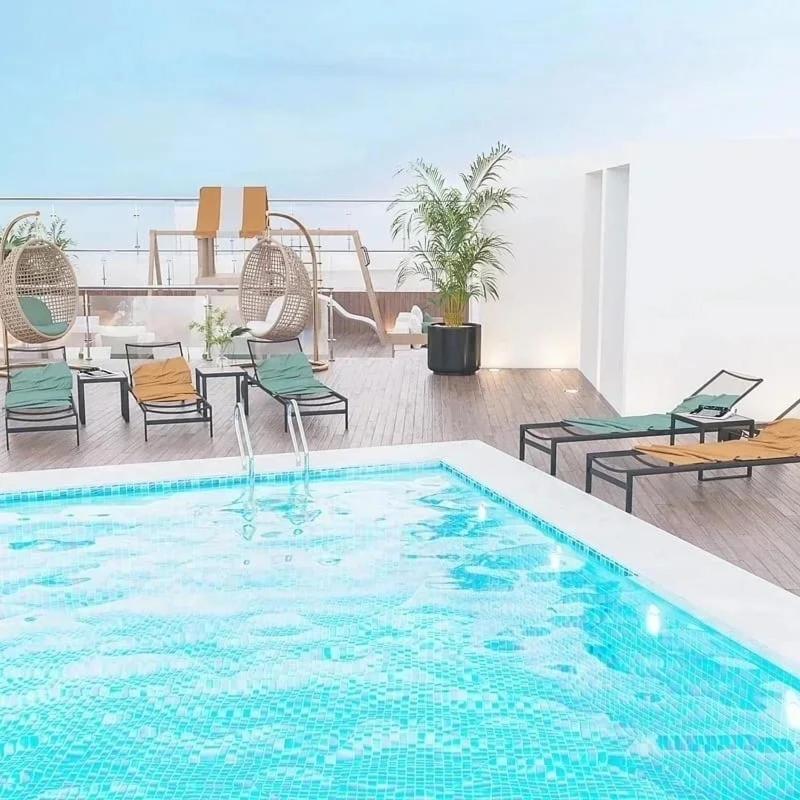 Luxury Duplex House vlakbij strand met rooftoppool view 5