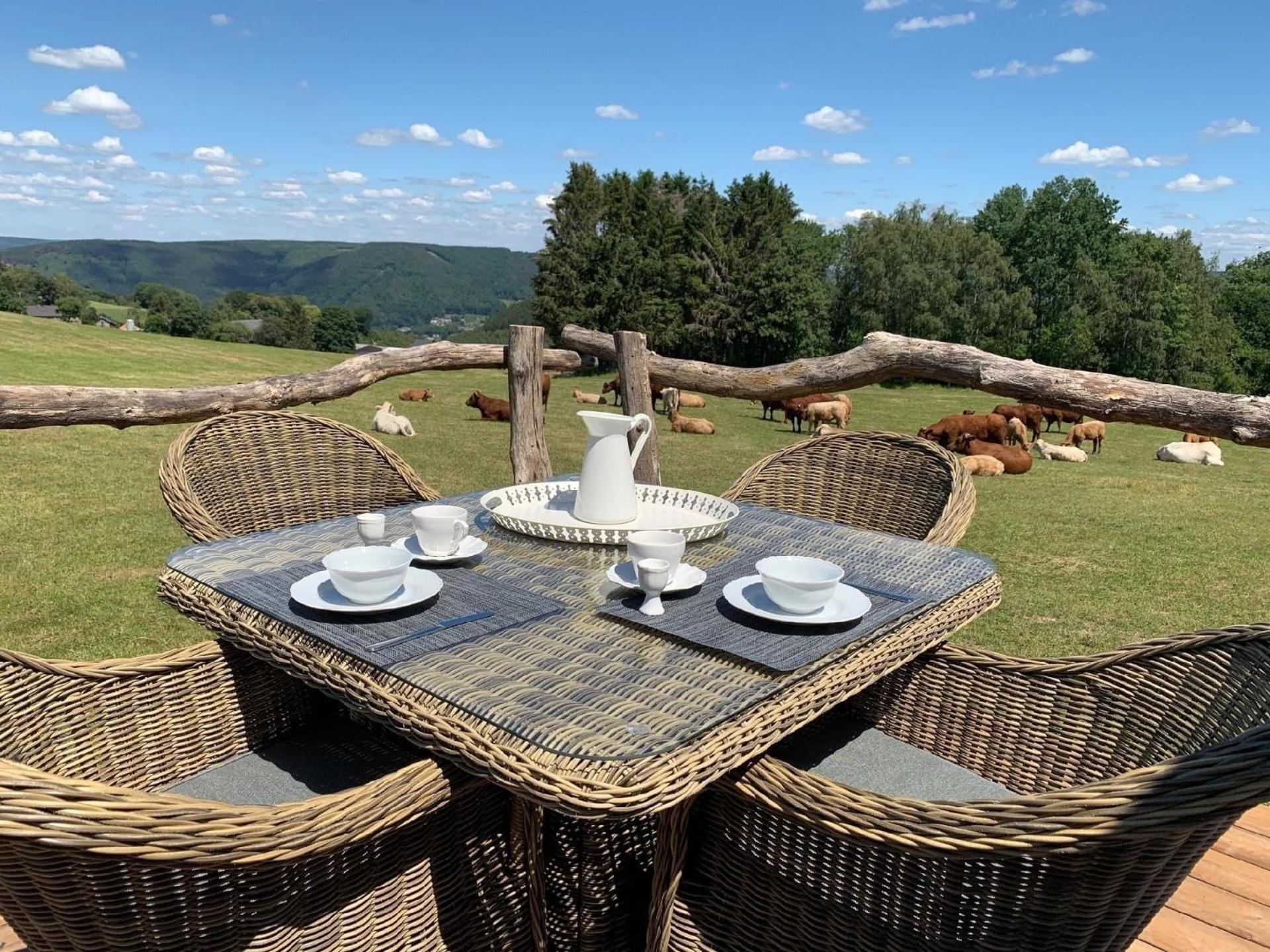 Ferienhaus mit Privatpool für 4 Personen ca 120 qm in Trois-Ponts, Wallonie Spa-Francorchamps und Umgebung