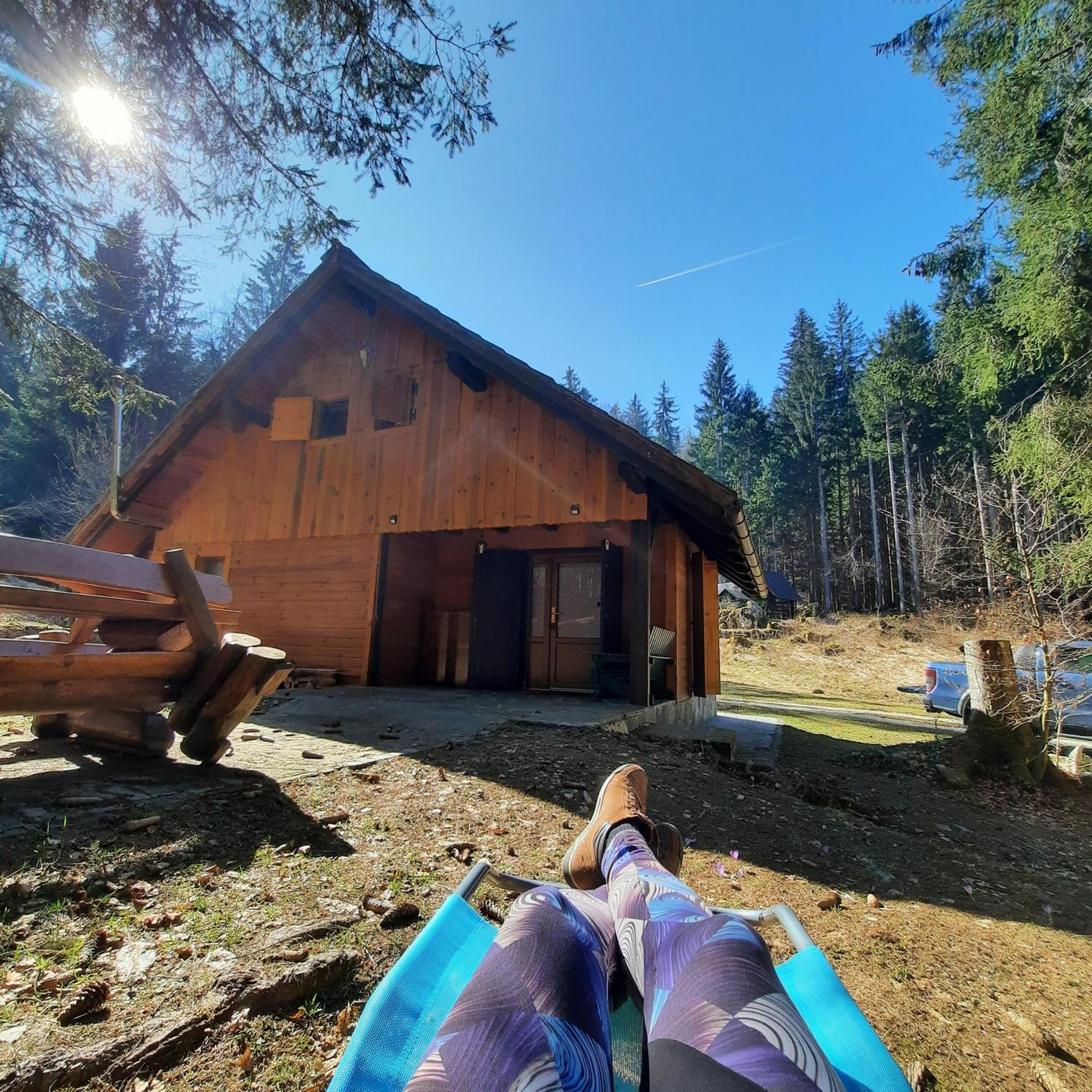 Koča v gozdu, Forest house near Bled view 4