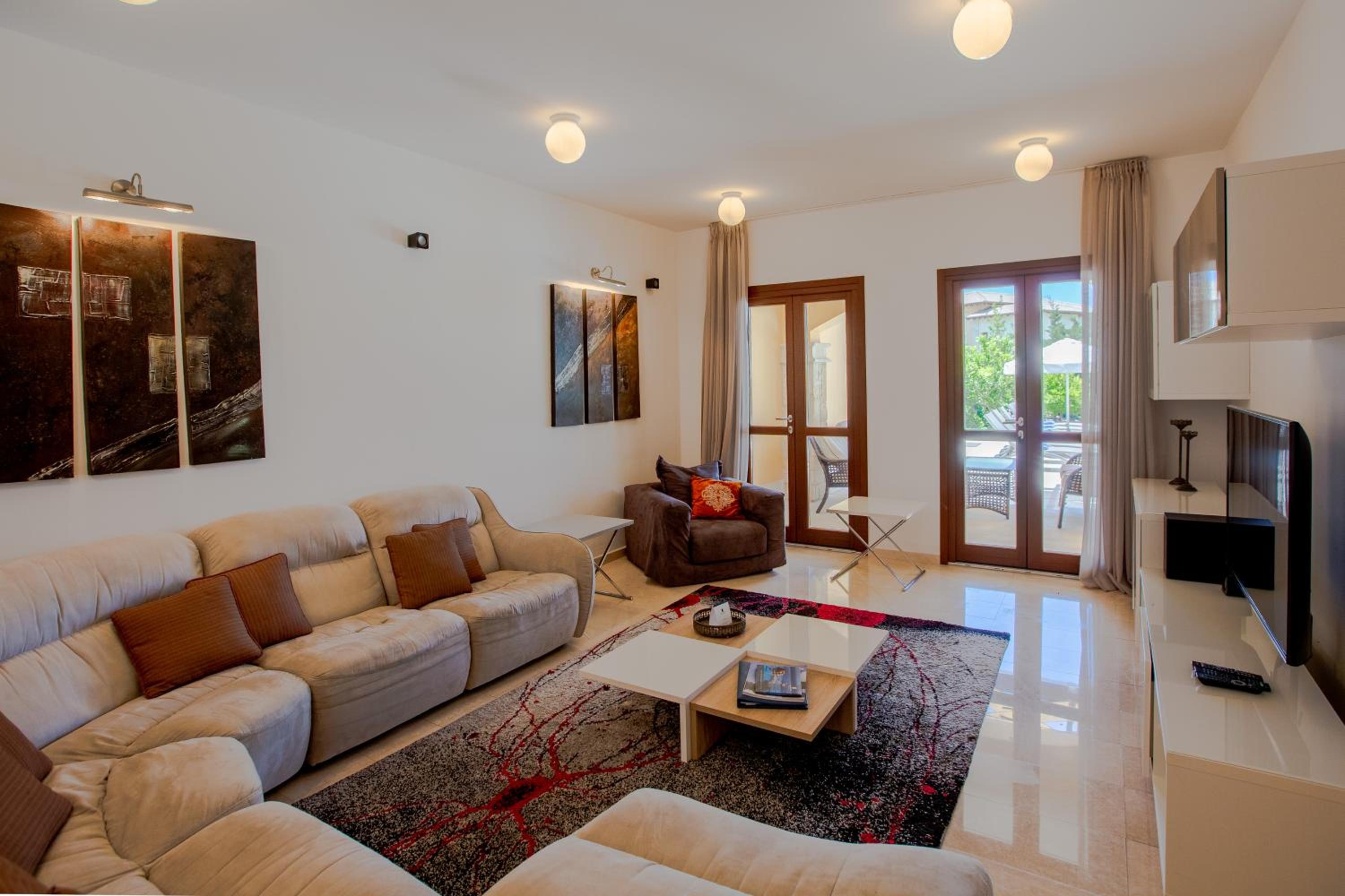 Luxury Elite Villa AJ05 complete with a private, climate controlled pool and a relaxing outdoor Jacuzzi, Aphrodite Hills Resort