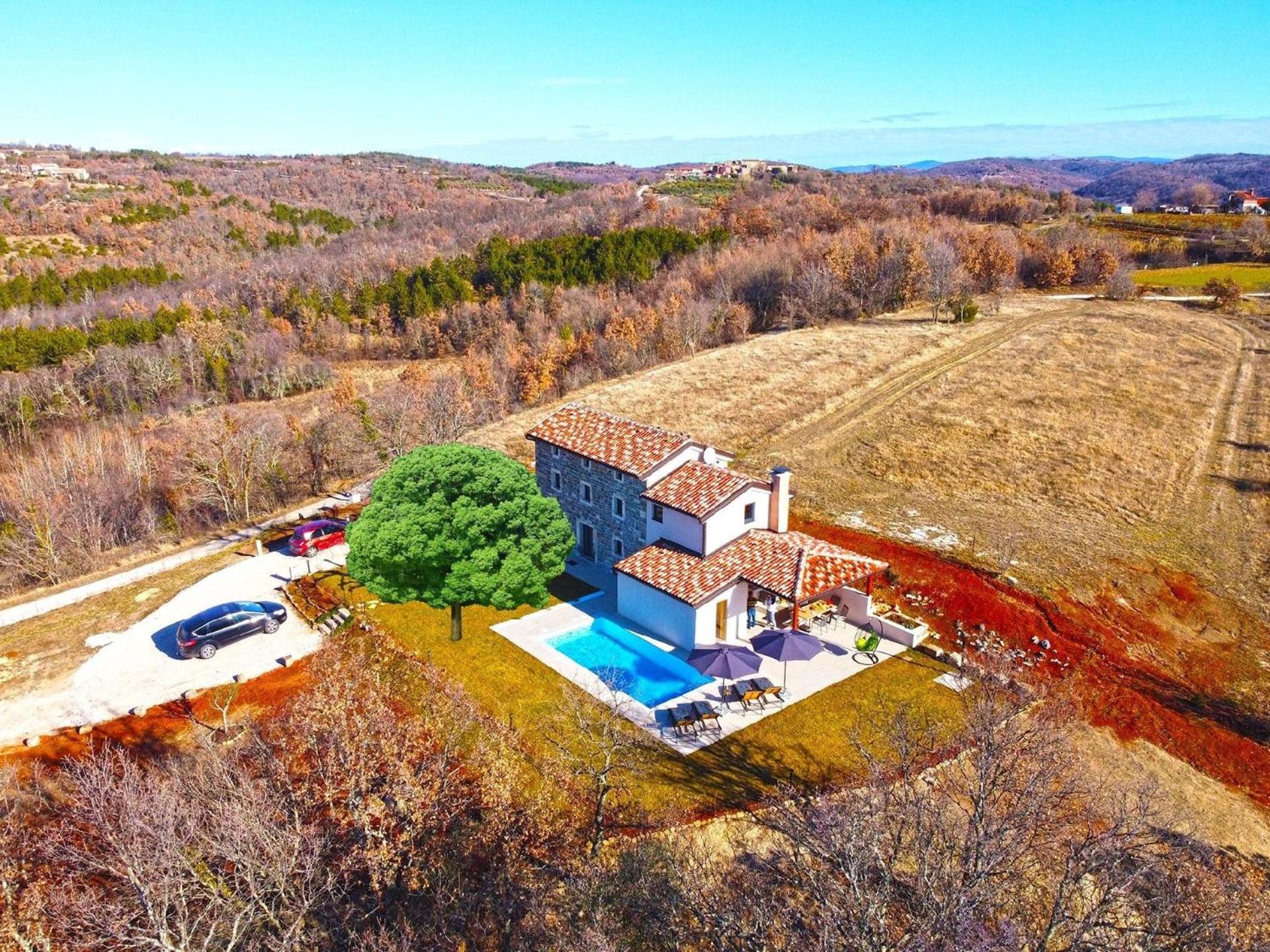 Ferienhaus mit Privatpool für 6 Personen ca 105 qm in Marušici, Istrien Binnenland von Istrien