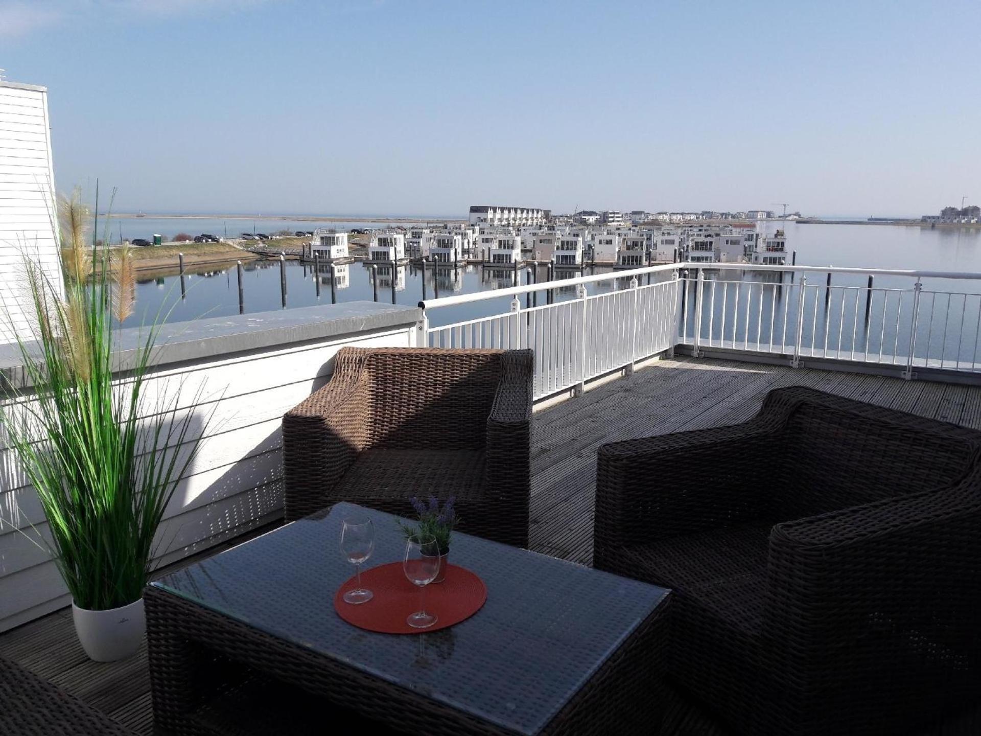 Ferienwohnung in Olpenitzdorf mit Terrasse und Whirlpool und Seeblick