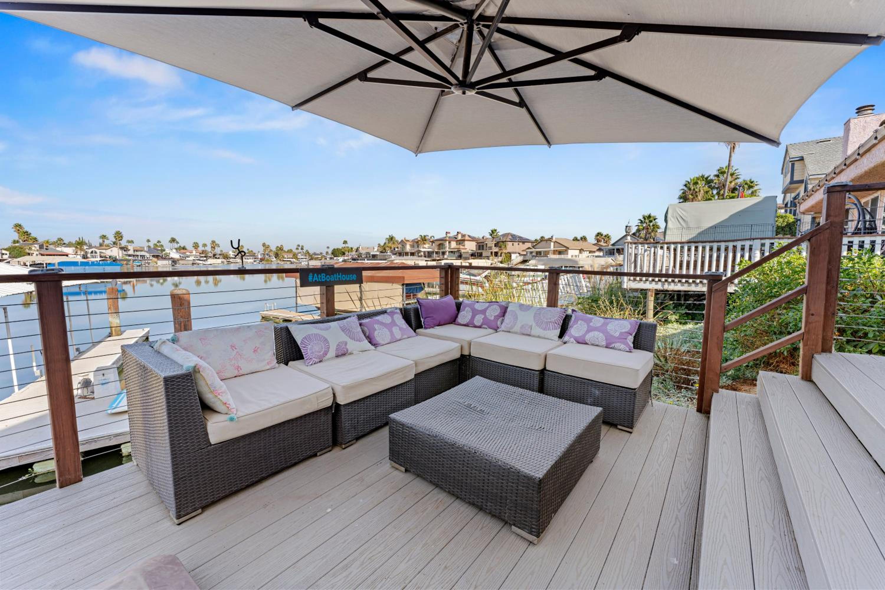 * Large Updated Waterfront Delta Manor Boat Dock * view 5