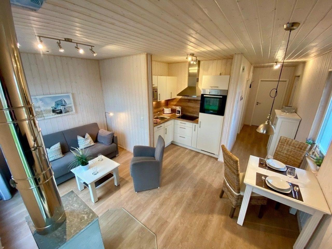 Kleines Ferienhaus in Kappeln mit Terrasse und Seeblick