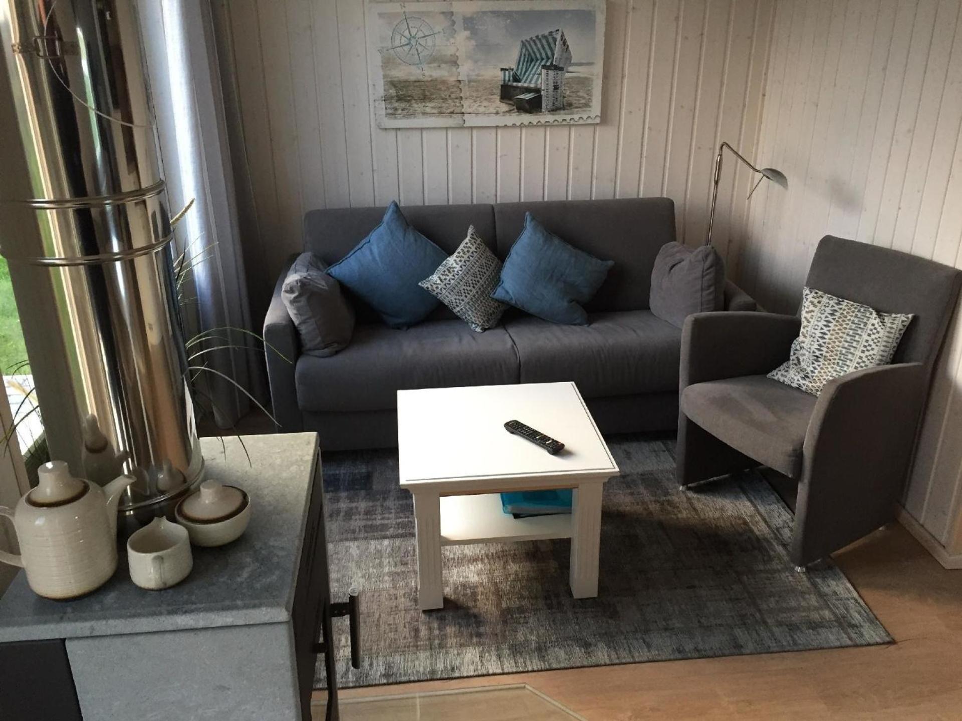 Kleines Ferienhaus in Kappeln mit Terrasse und Seeblick