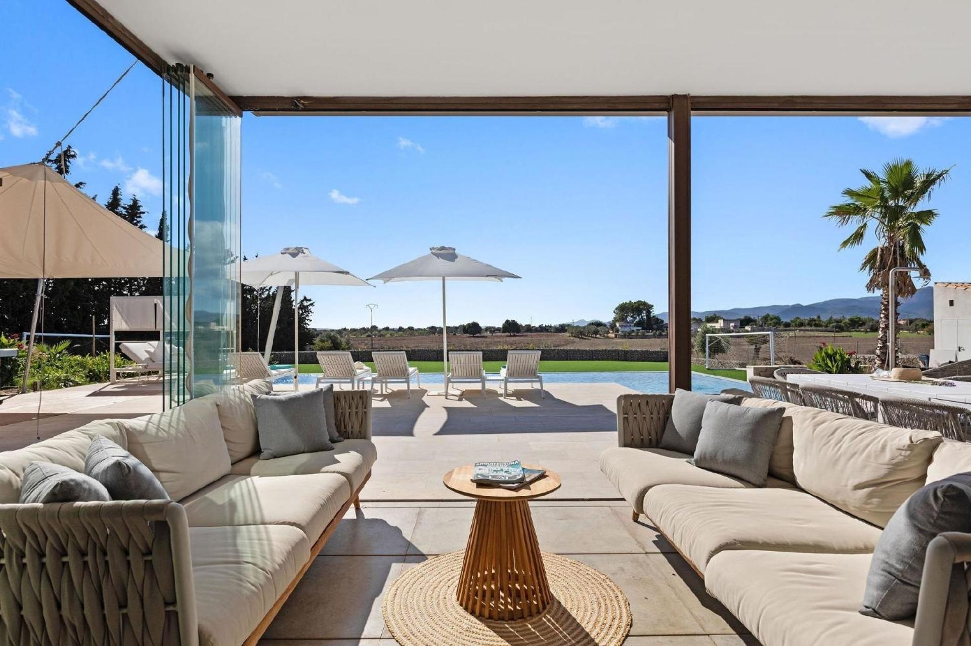 Ferienhaus in Inca mit Pool und Panoramablick