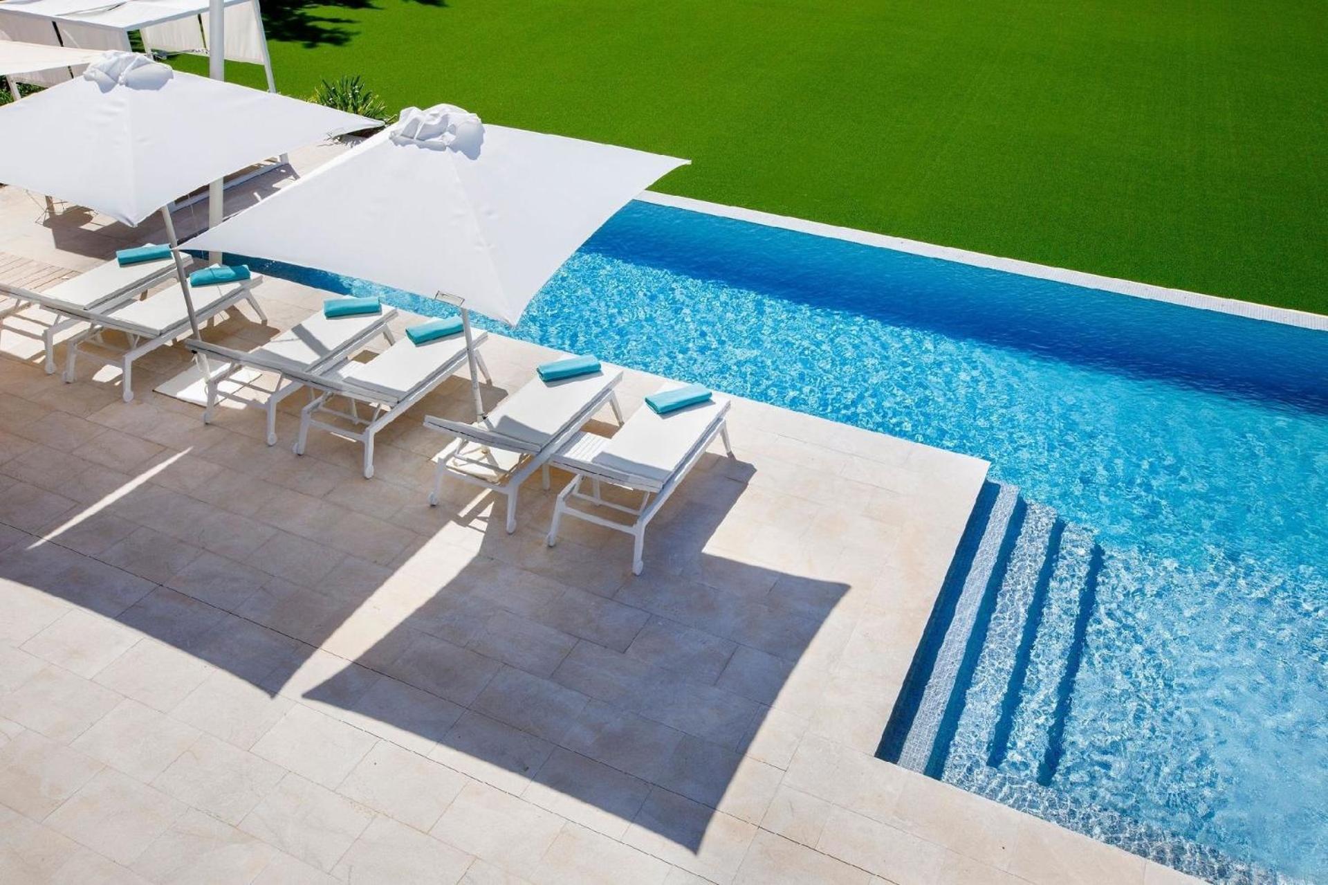 Ferienhaus in Inca mit Pool und Panoramablick