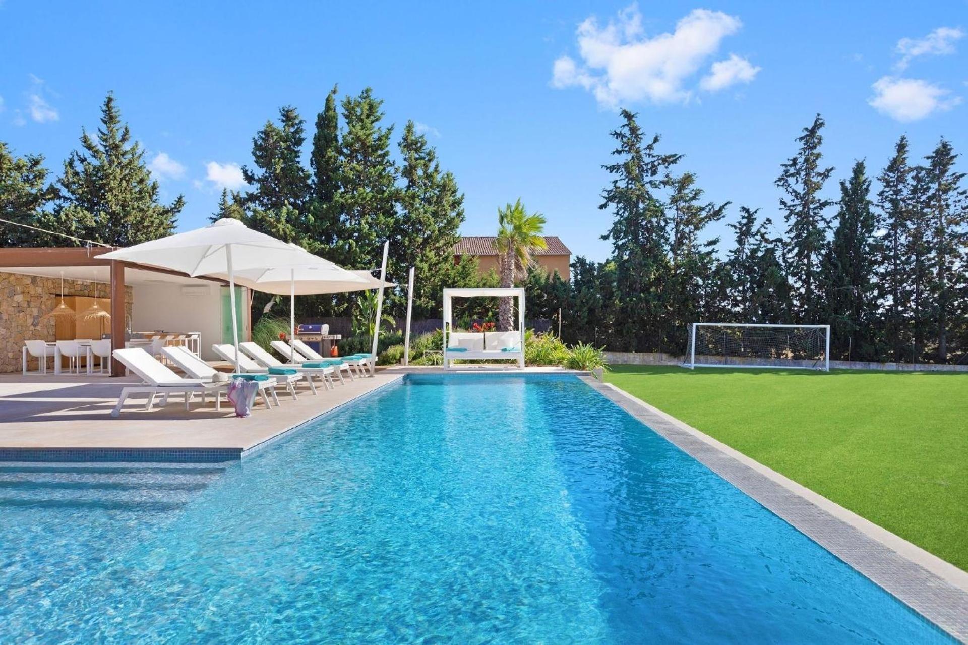 Ferienhaus in Inca mit Pool und Panoramablick