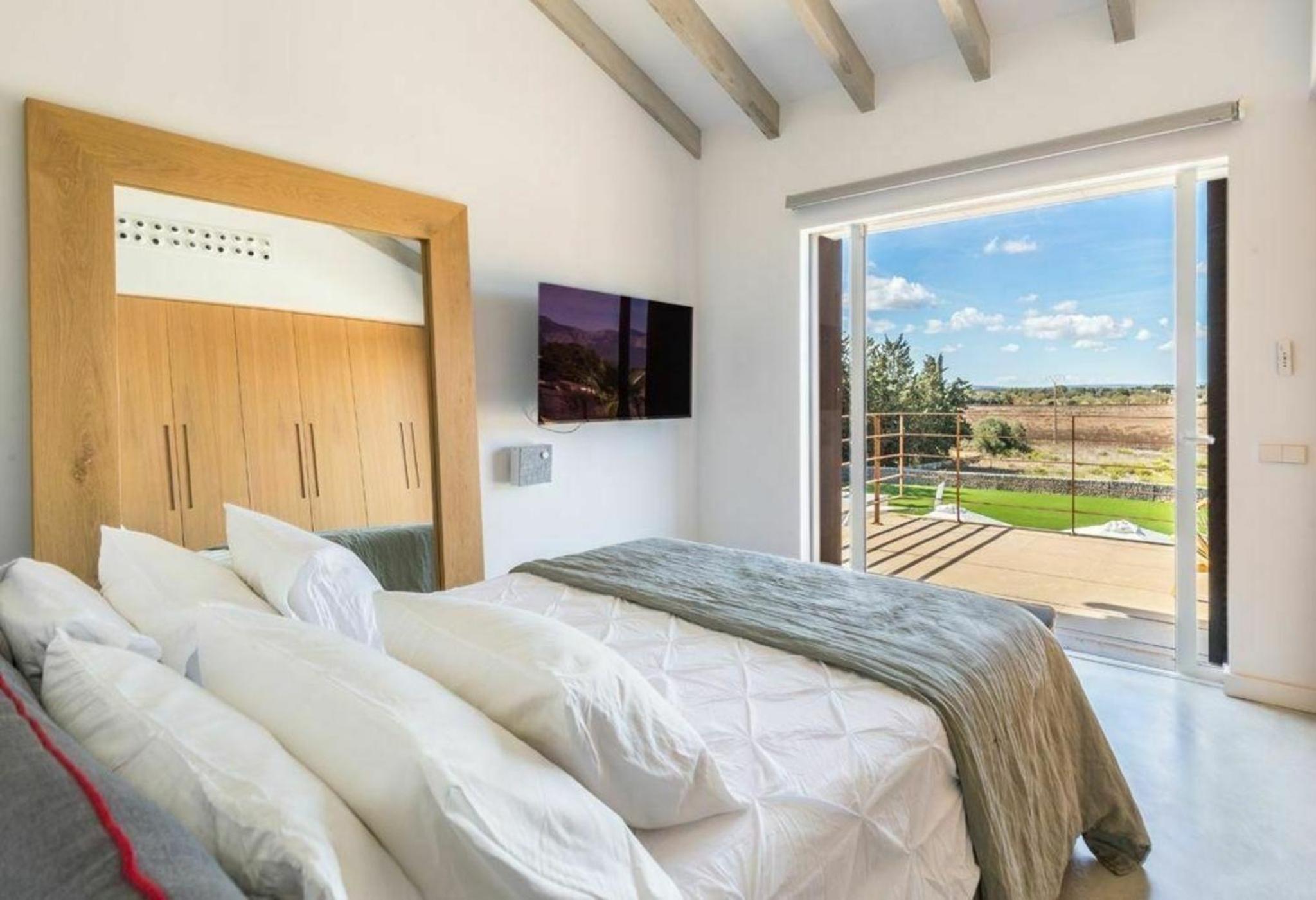 Ferienhaus in Inca mit Pool und Panoramablick