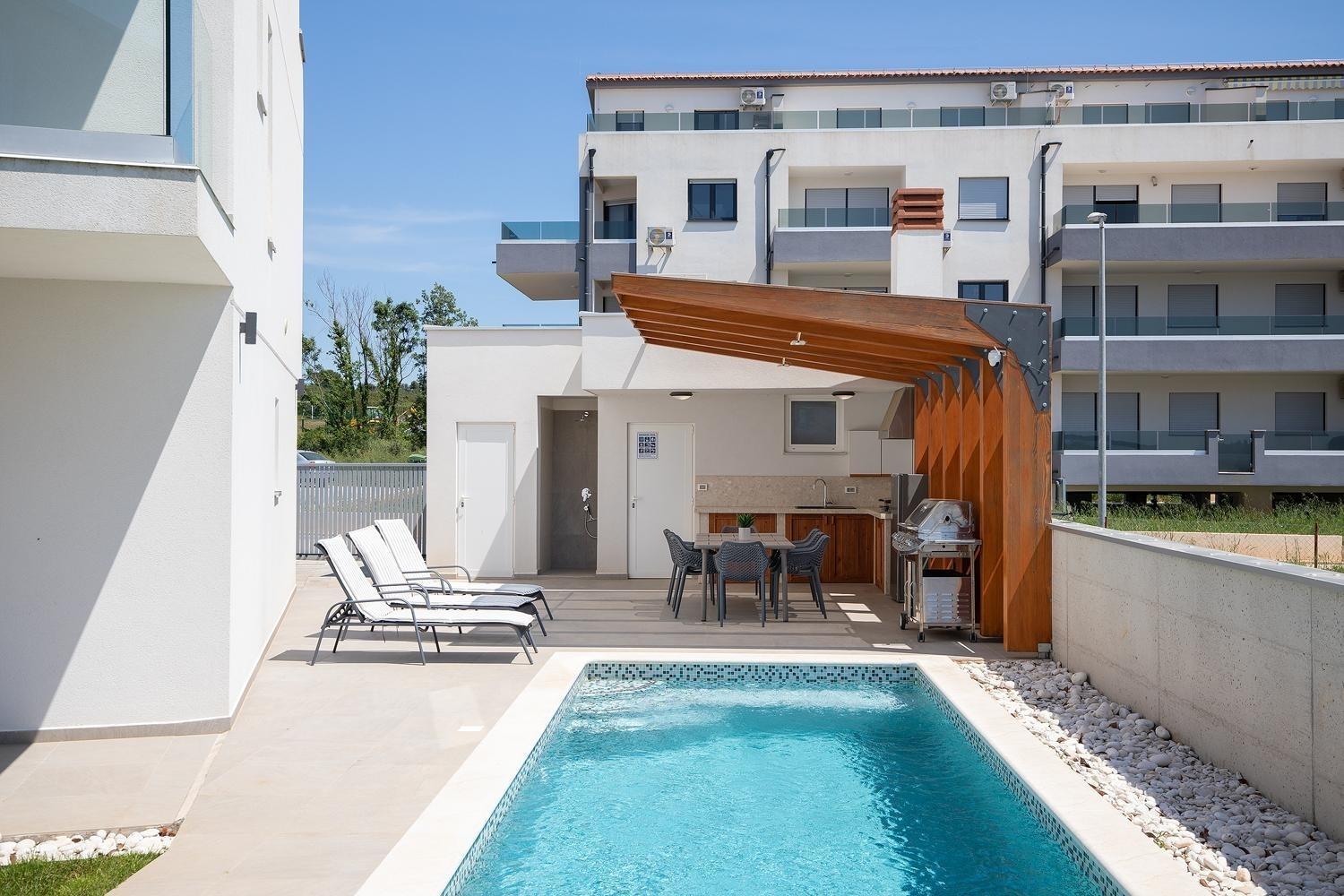 Ferienhaus mit Privatpool für 8 Personen ca 175 qm in Medulin, Istrien Südküste von Istrien view 2