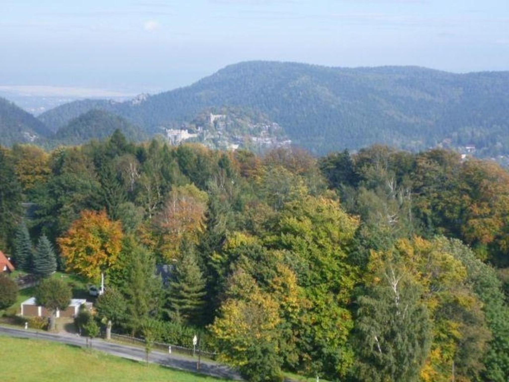 Appartement in Kurort Jonsdorf mit Terrasse, Grill und Garten