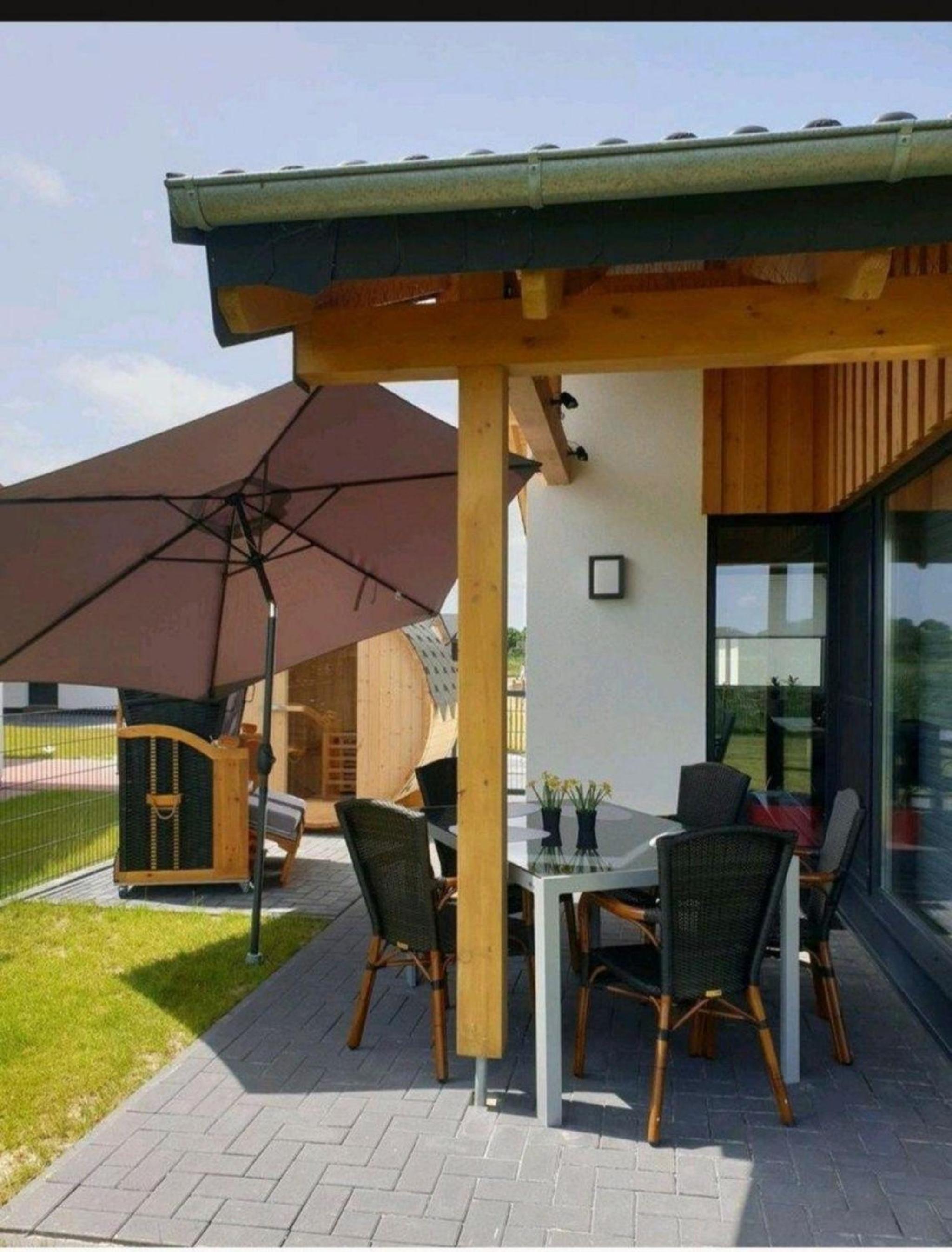 Ferienhaus mit Blick ins Landschaftsschutzgebiet