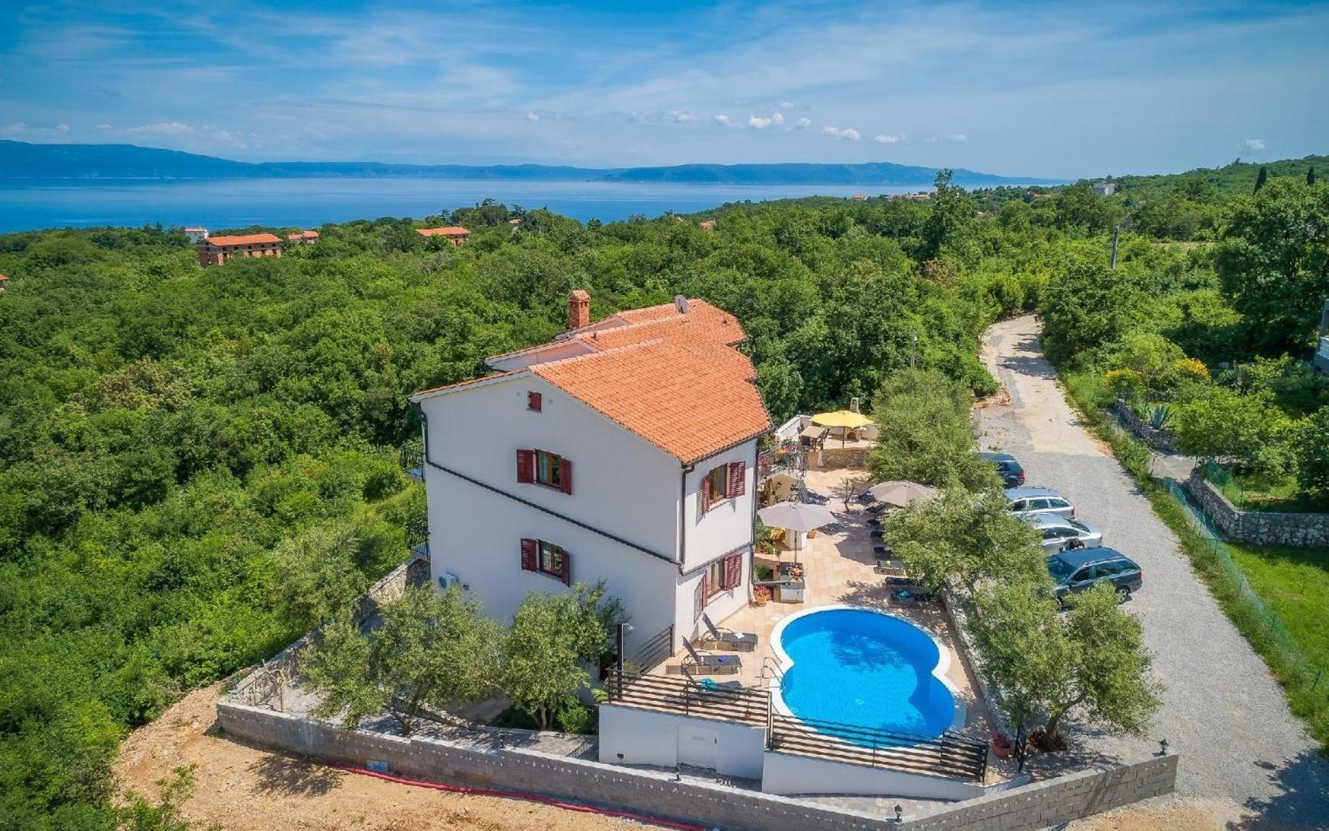 Ferienwohnung für 5 Personen ca 50 qm in Labin, Istrien Bucht von Raša