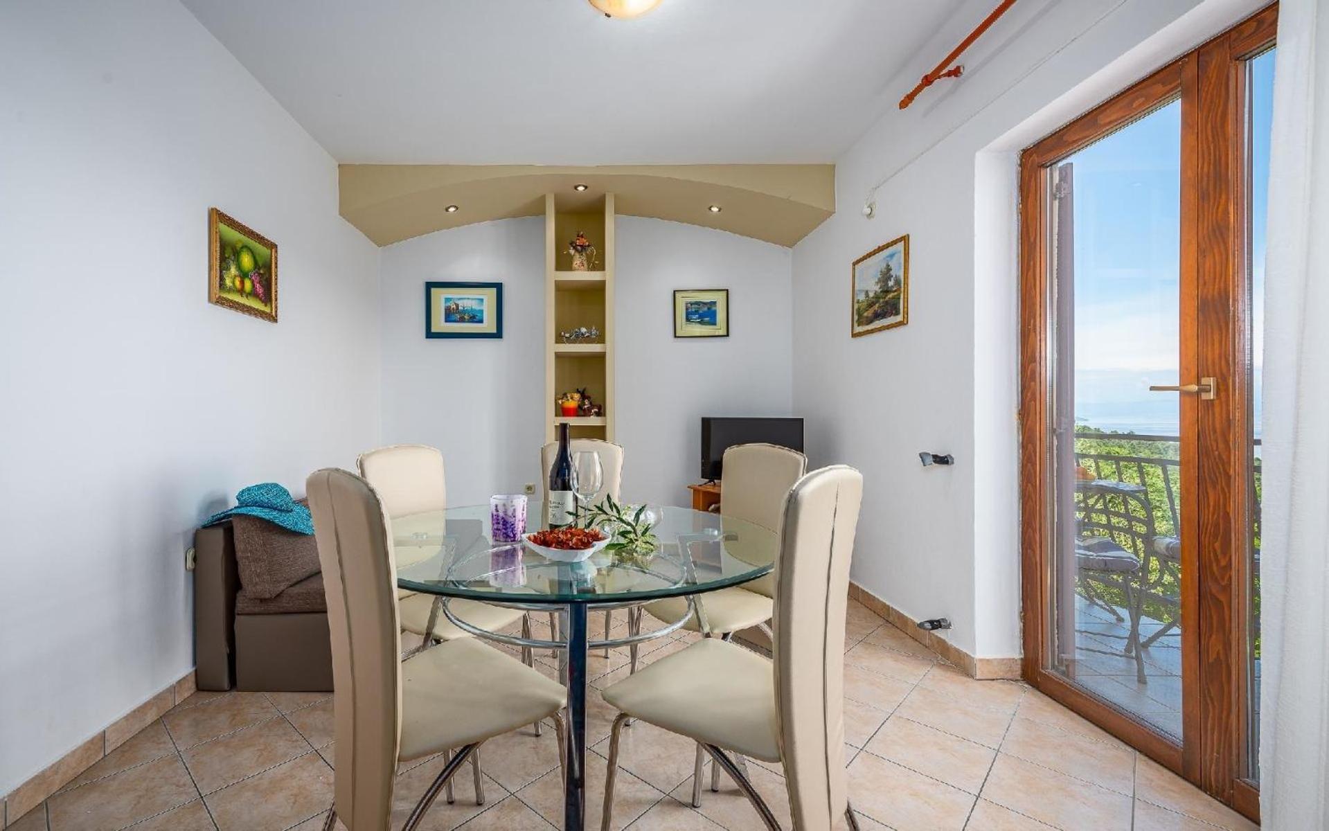 Ferienwohnung für 5 Personen ca 50 qm in Labin, Istrien Bucht von Raša