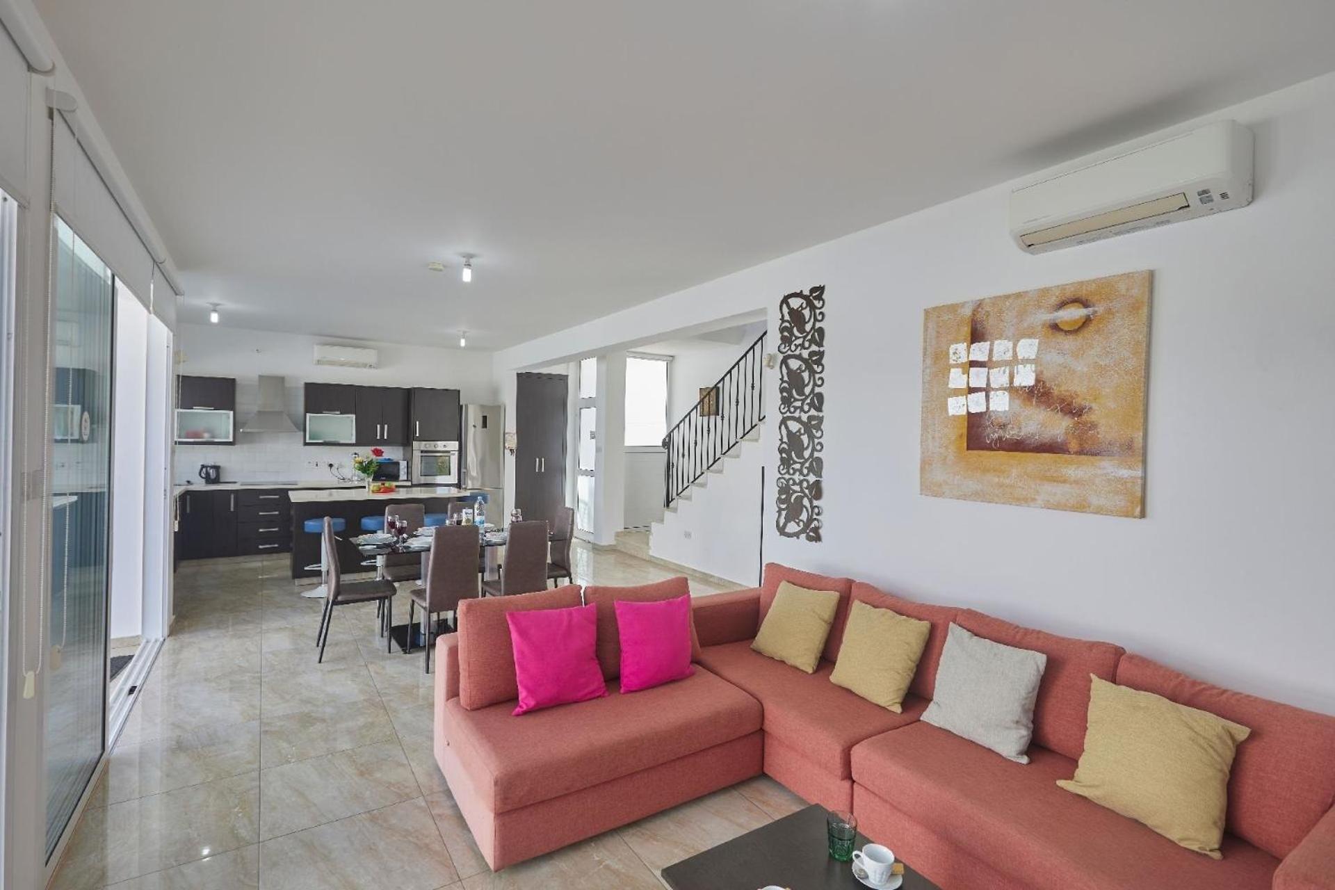 Ferienhaus mit Privatpool für 6 Personen ca 135 qm in Kapparis, Südküste von Zypern