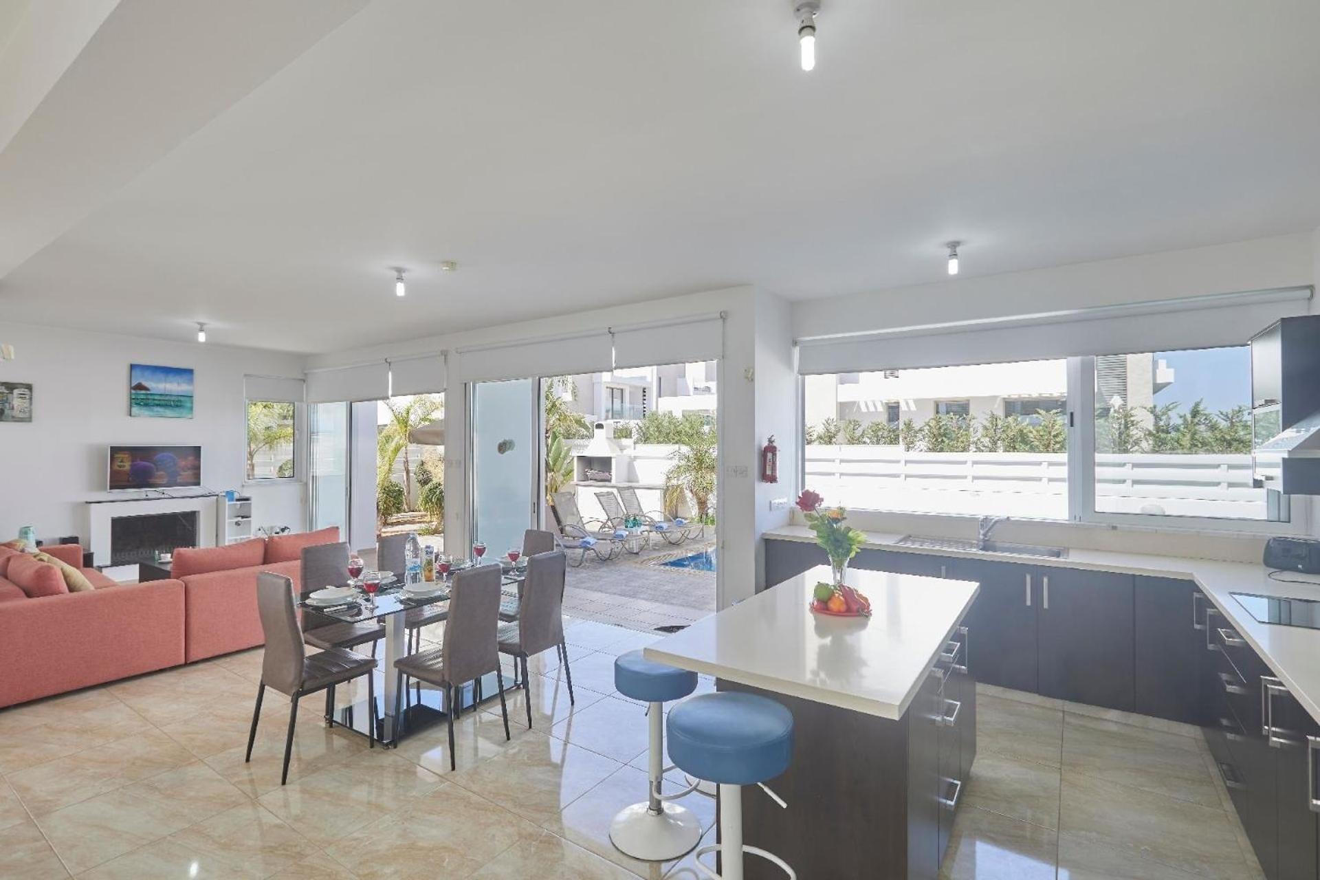 Ferienhaus mit Privatpool für 6 Personen ca 135 qm in Kapparis, Südküste von Zypern