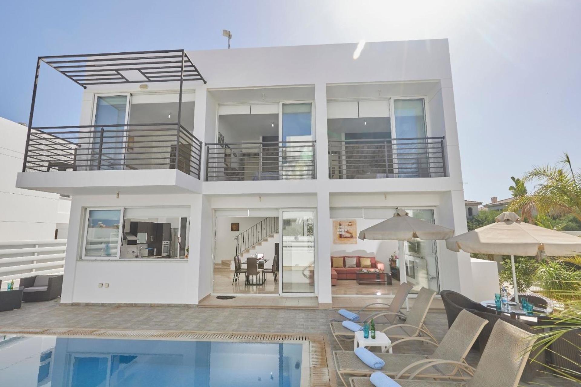Ferienhaus mit Privatpool für 6 Personen ca 135 qm in Kapparis, Südküste von Zypern