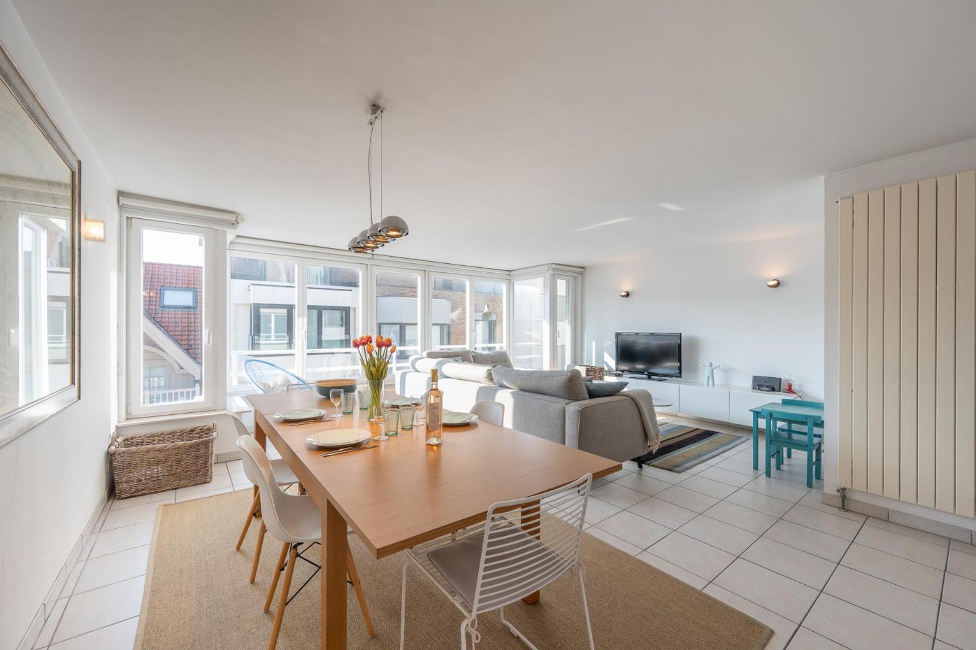 kindvriendelijk appartement met zeezicht