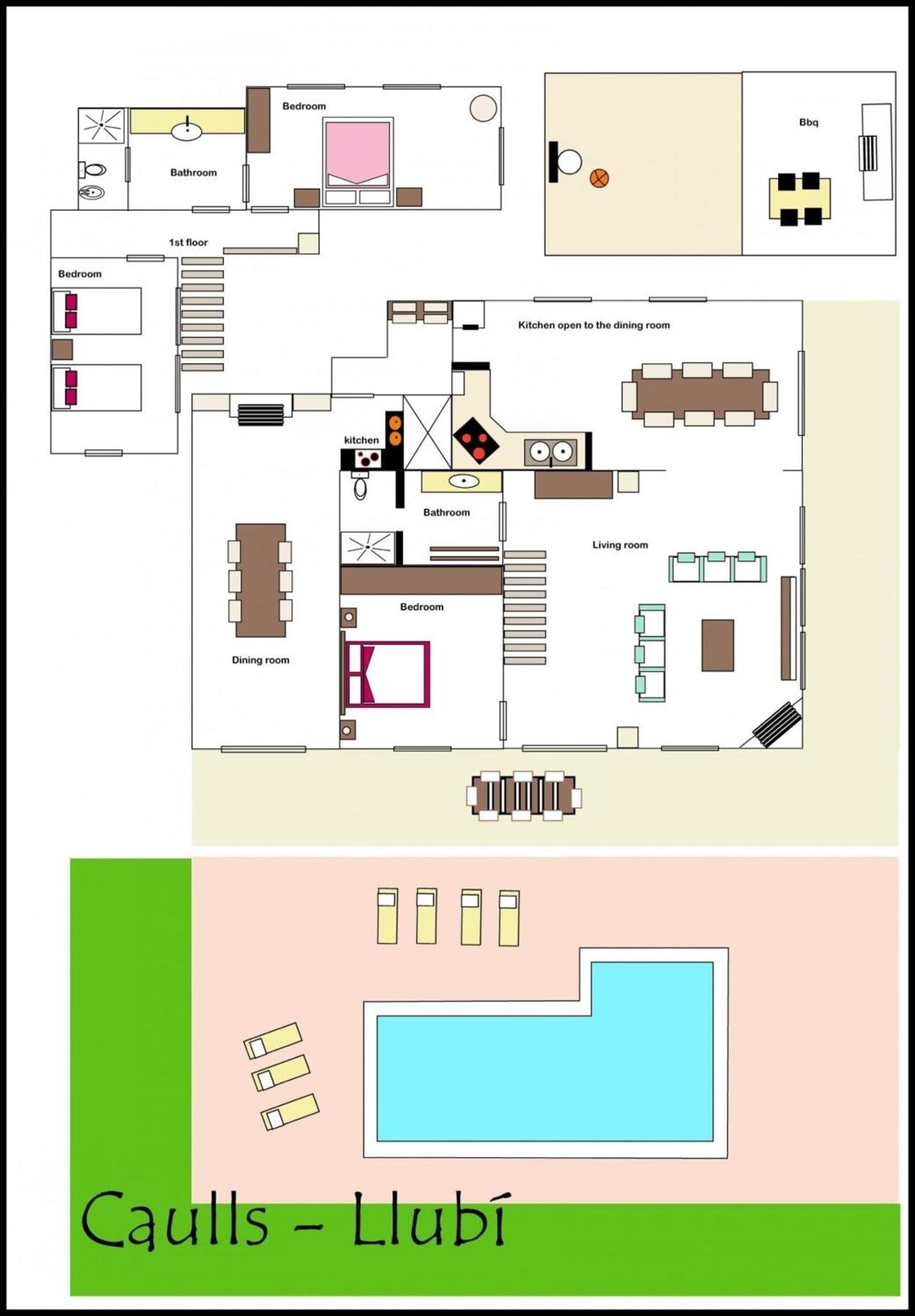 Ferienhaus mit Privatpool für 6 Personen ca 230 qm in Llubi, Mallorca Binnenland von Mallorca view 3