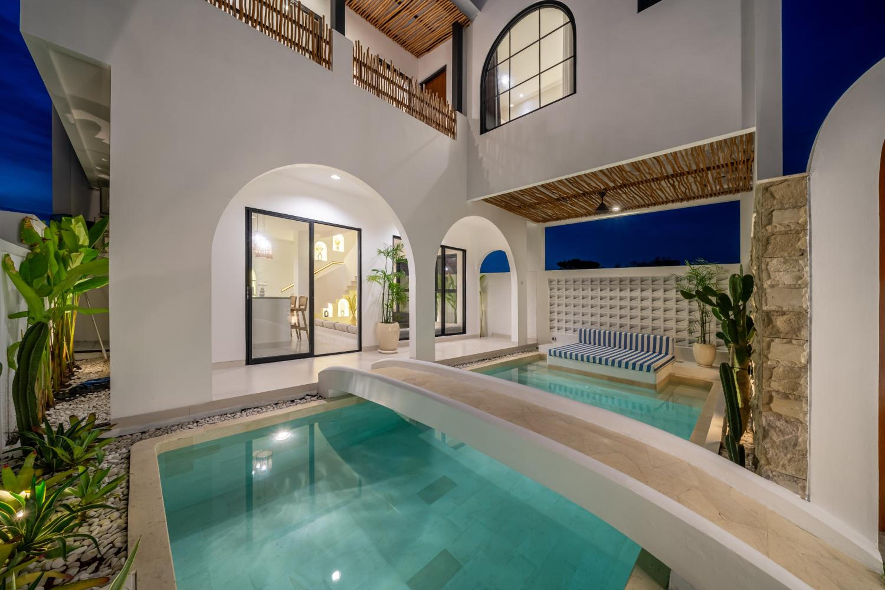 Villa Meadow 1 Chic Style 2 BR Villa Canggu w/ Rooftop Mini Golf view 3