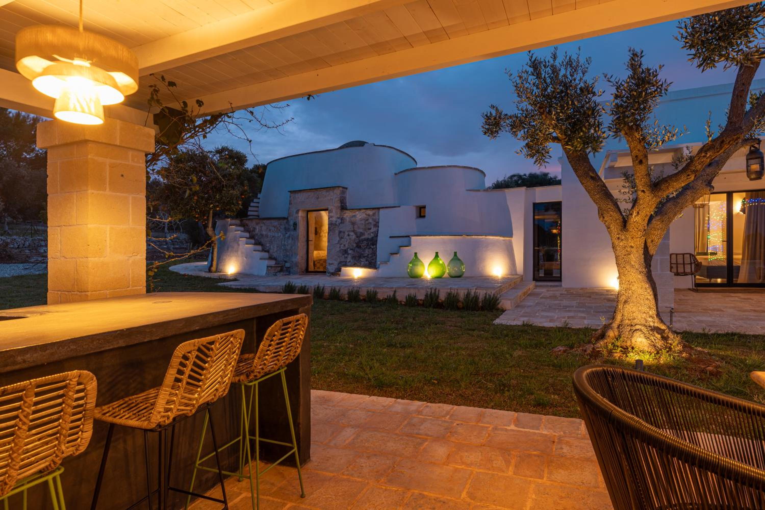 Lagalene Apulian Retreat-lamia e trullo eco-luxury con hammam e piscina